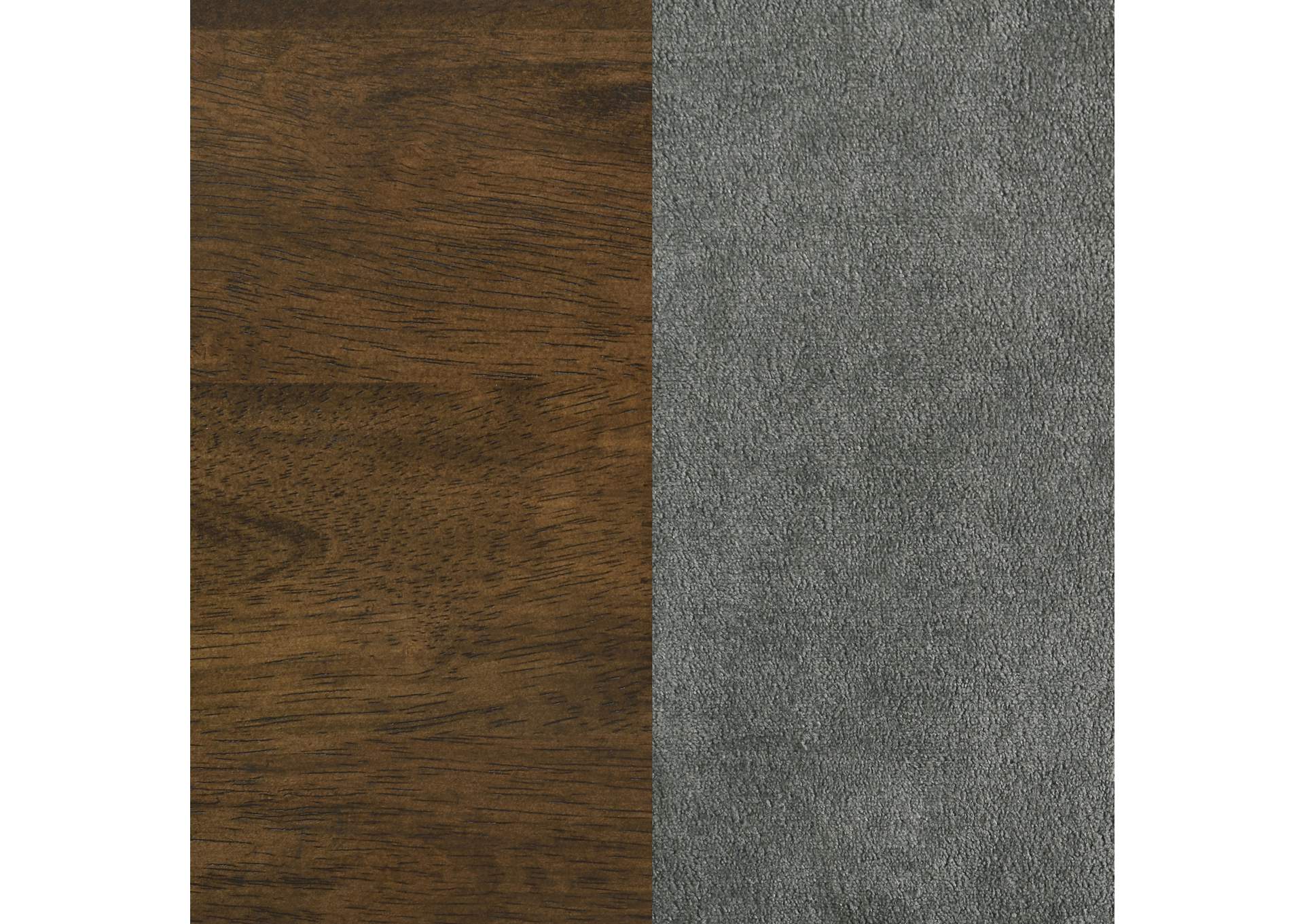 Redbridge Velvet Upholstered Counter Chair Grey and Walnut (Set of 2) image 12