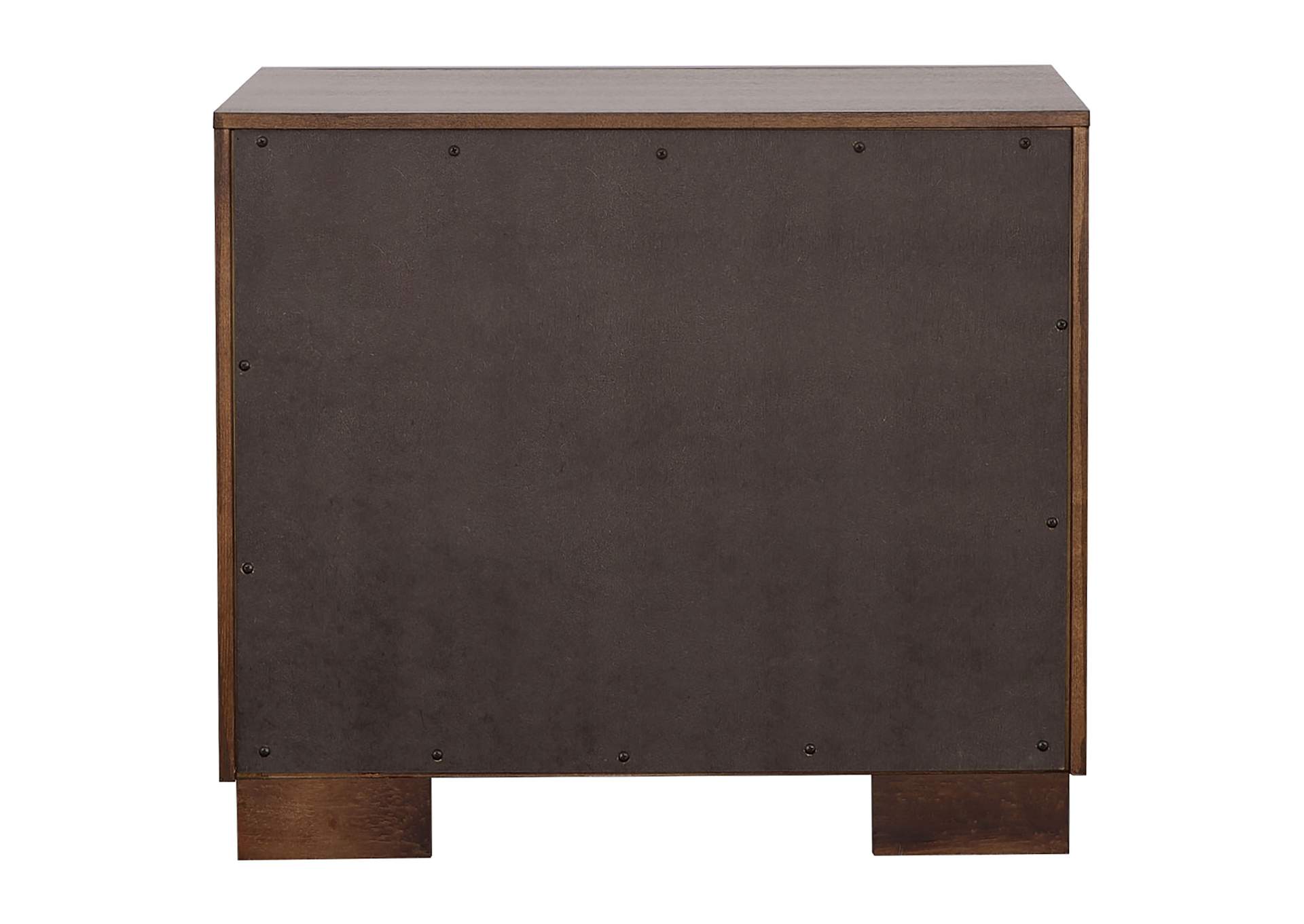 Jessica Bedroom Set with Bookcase Headboard Cappuccino