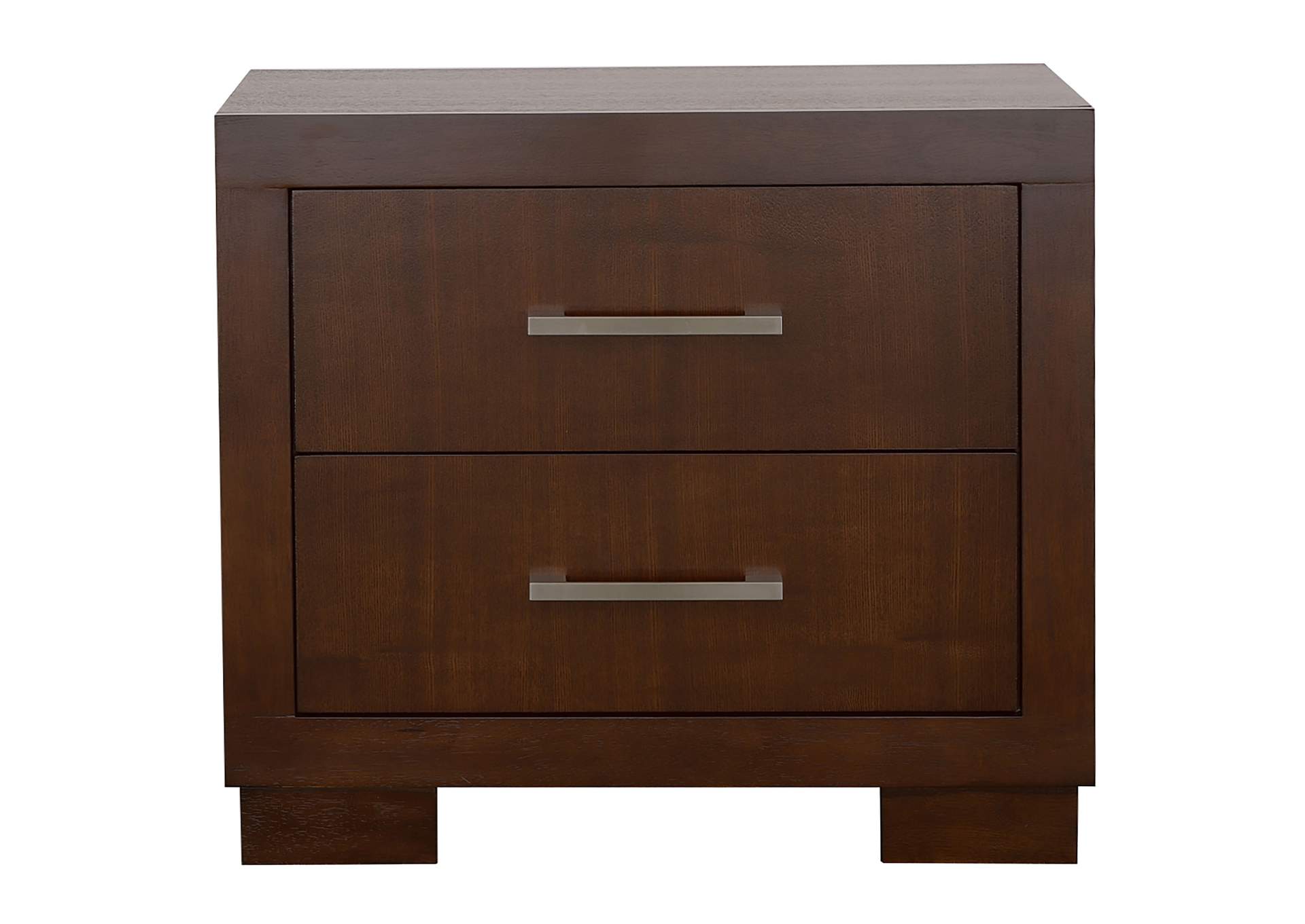 Jessica Bedroom Set with Bookcase Headboard Cappuccino