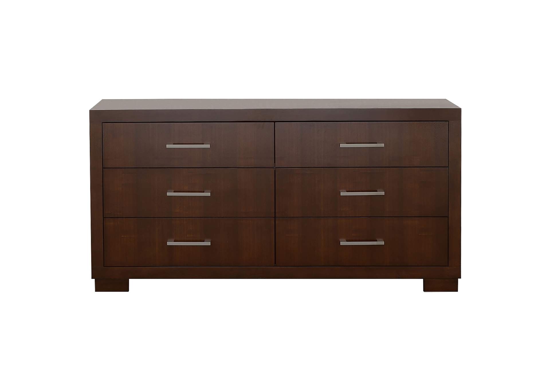 Jessica Bedroom Set with Bookcase Headboard Cappuccino