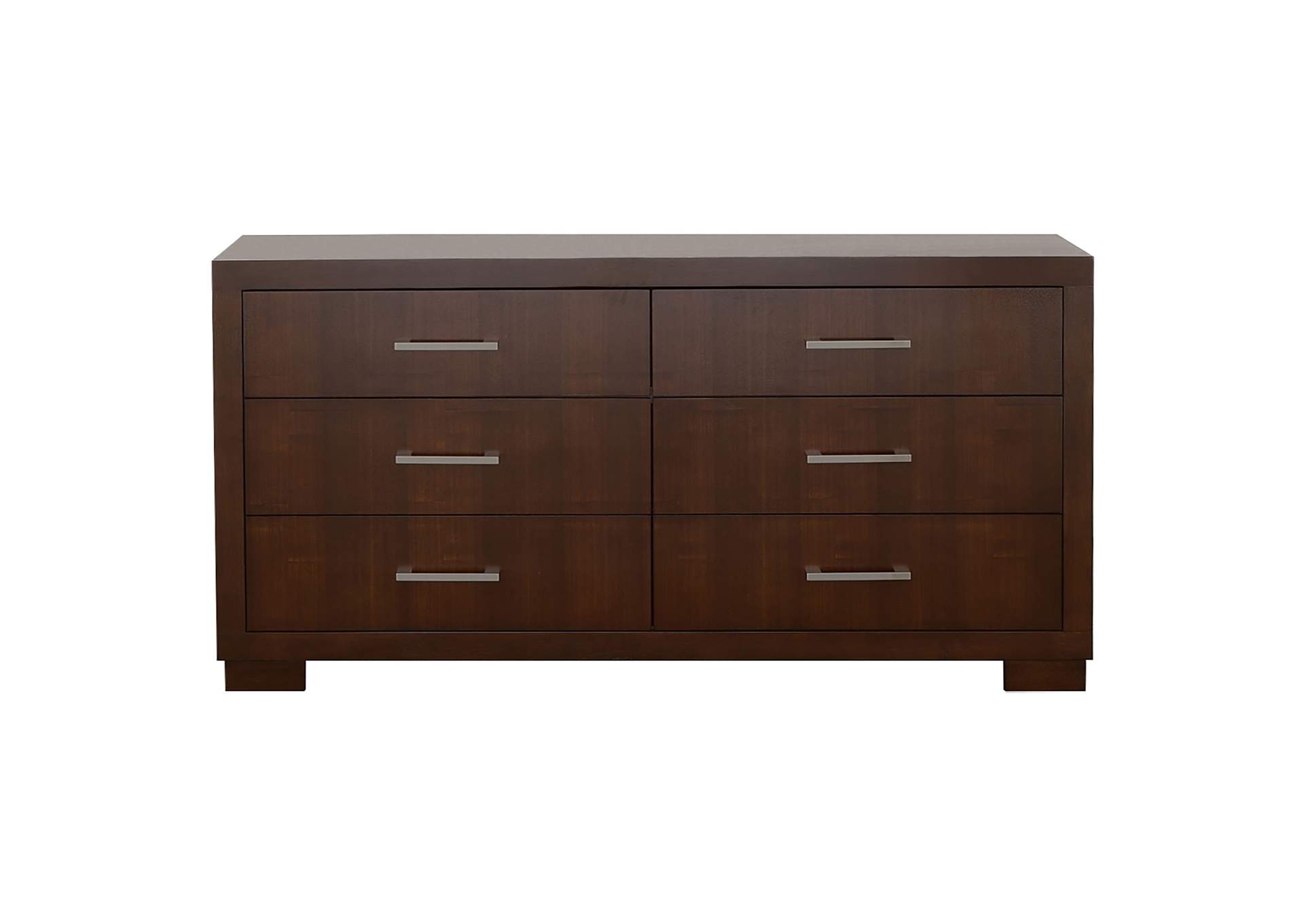 Jessica Bedroom Set with Bookcase Headboard Cappuccino