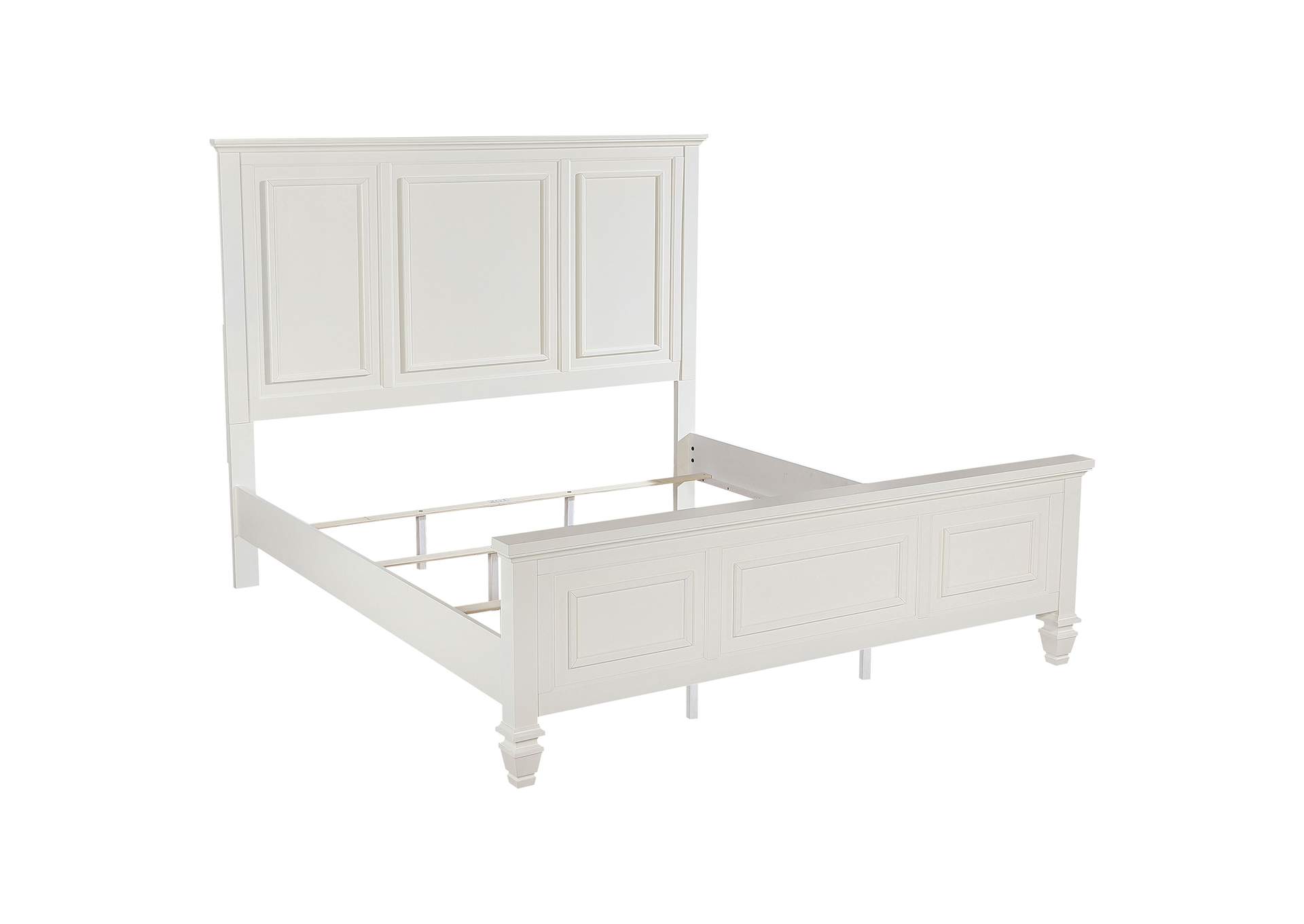 Sandy Beach 5-piece Eastern King Bedroom Set Cream White