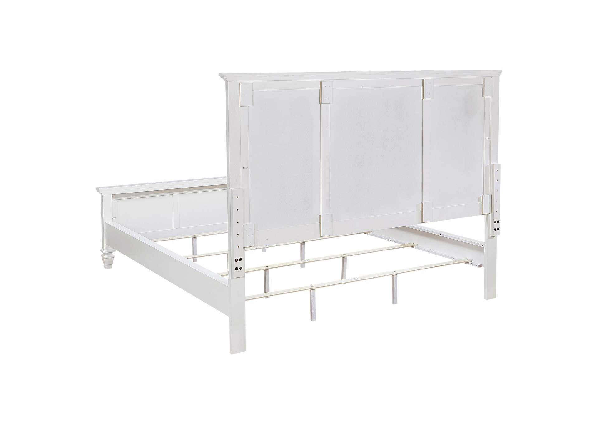 Sandy Beach 5-piece California King Bedroom Set Cream White