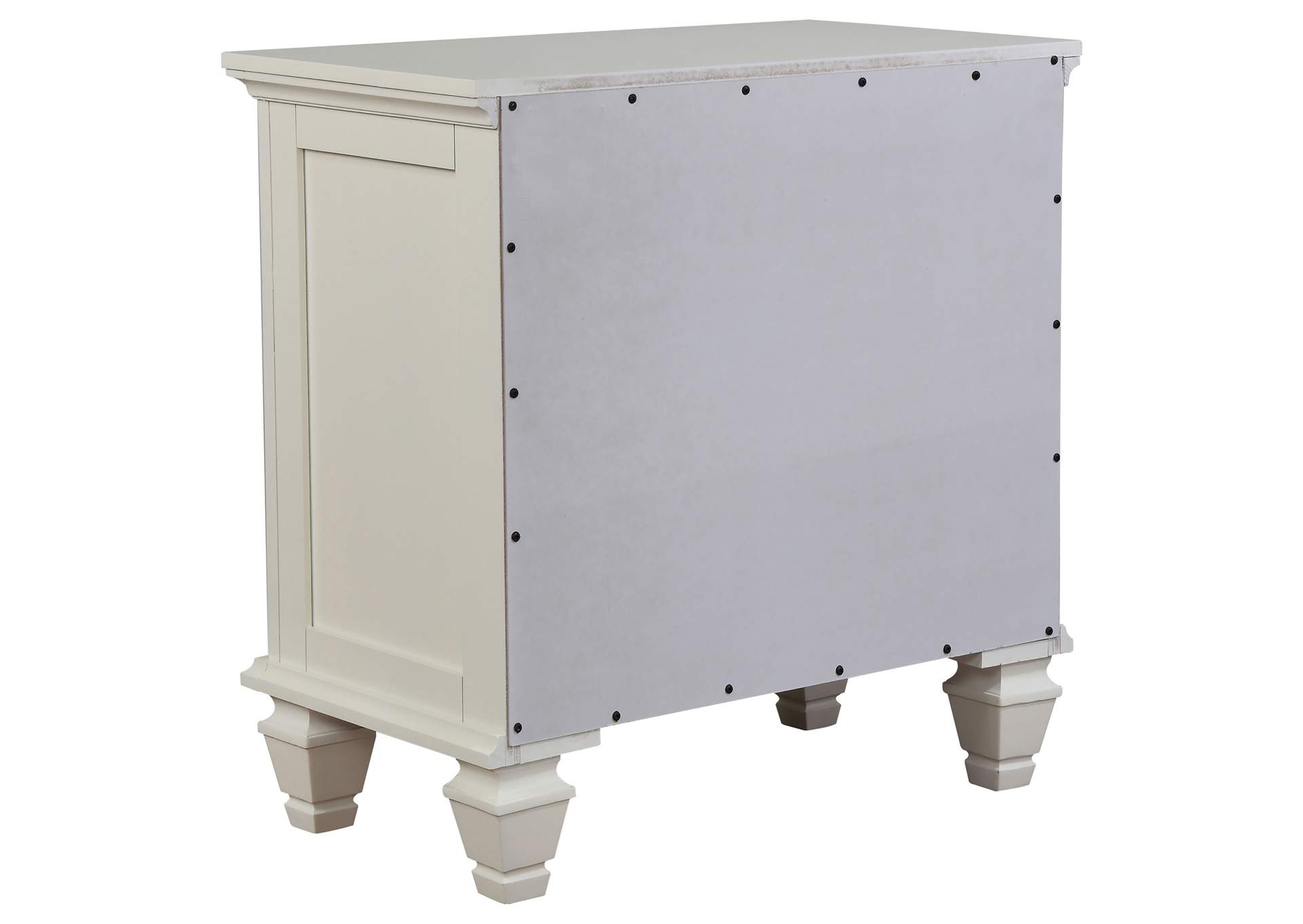 Sandy Beach 5-piece Queen Bedroom Set Cream White