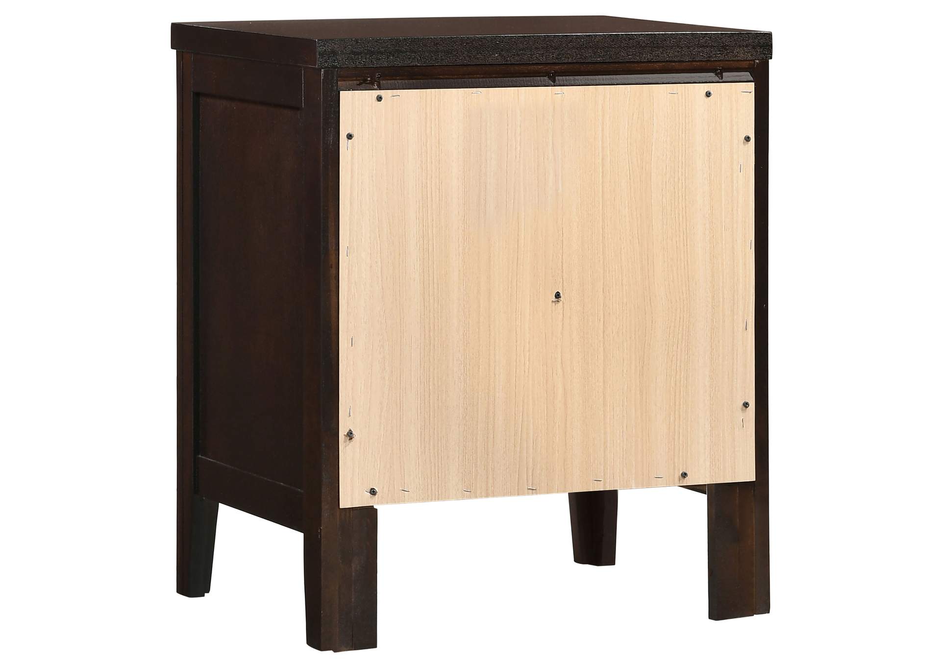 Carlton Bedroom Set with Upholstered Headboard Cappuccino