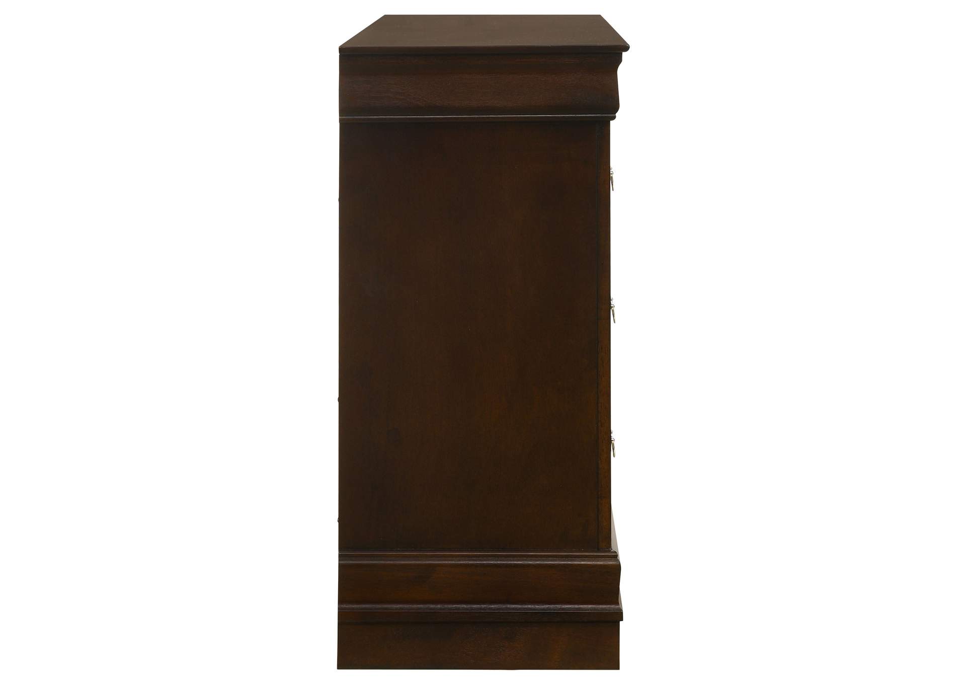 Louis Philippe 6-drawer Dresser Cappuccino