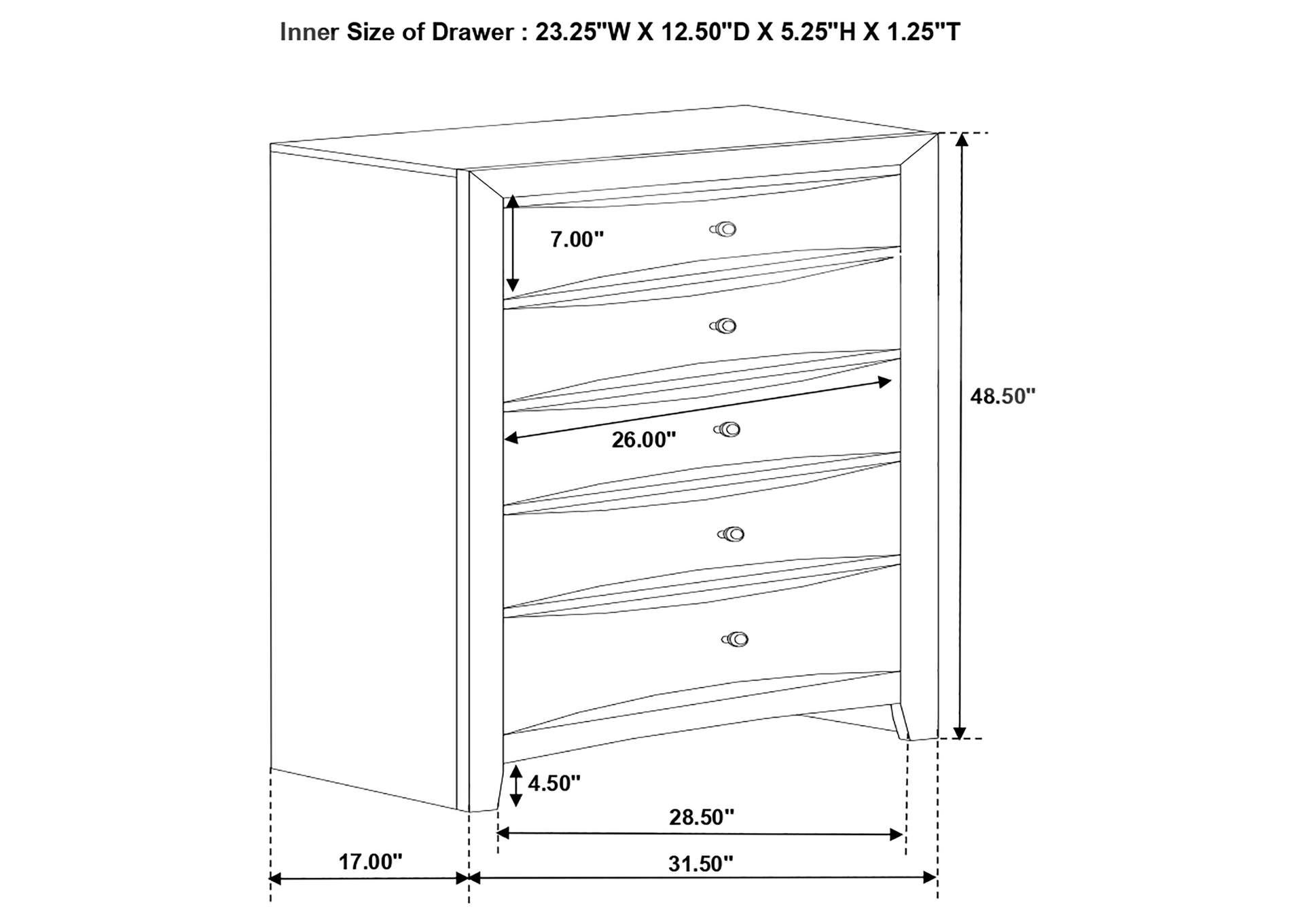 Briana 5-piece Queen Bedroom Set Black image 17