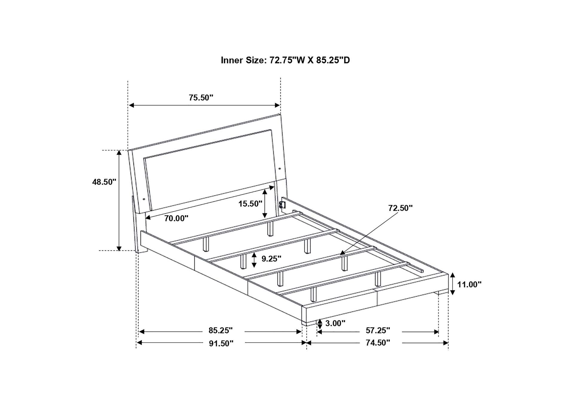 CALIFORNIA KING BED 4 PC SET