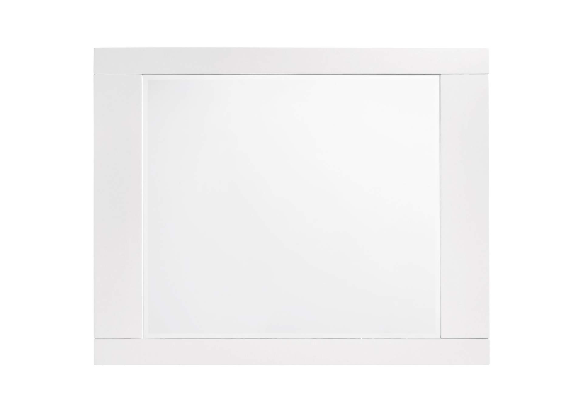 Felicity 6-piece Bedroom Set Glossy White with Plank Headboard