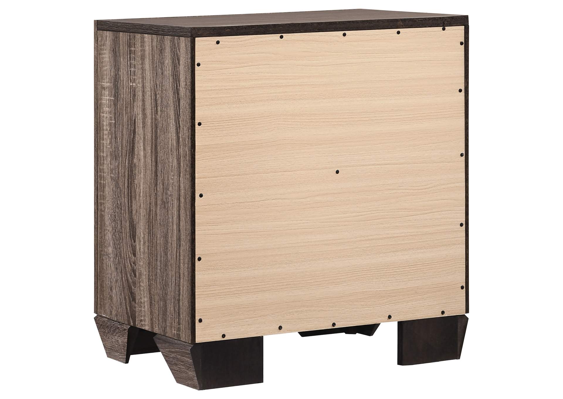 Kauffman 2-drawer Nightstand Washed Taupe