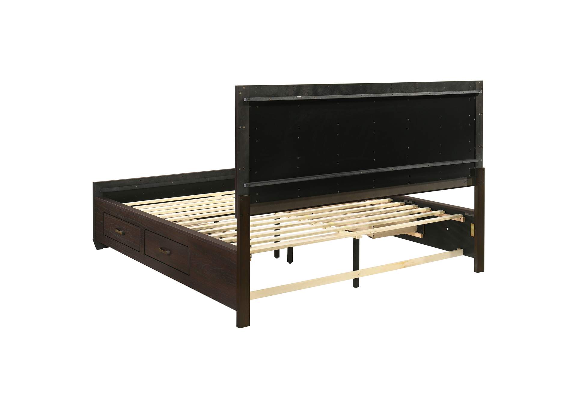Kauffman 5-piece California King Bedroom Set Dark Cocoa