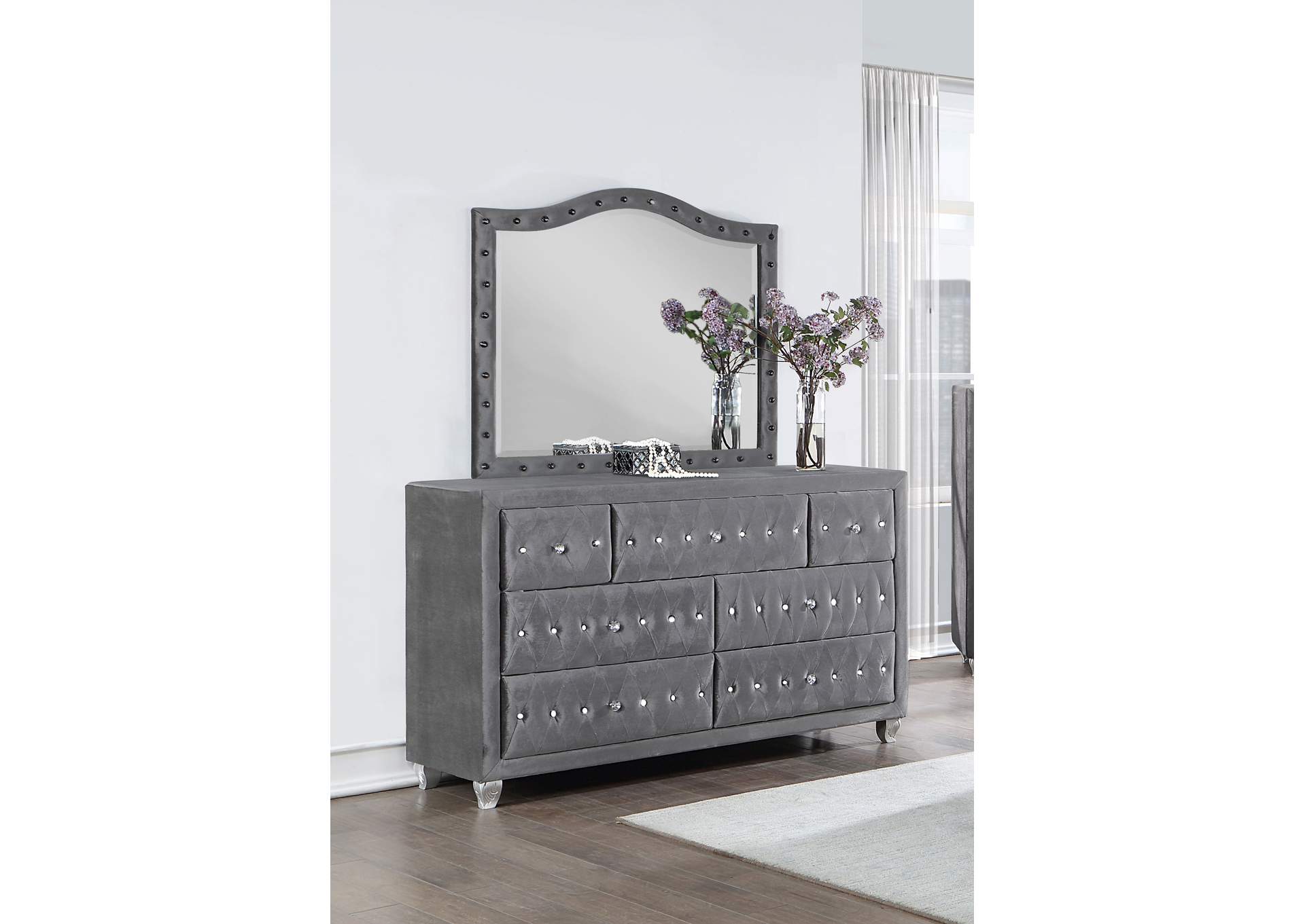 DRESSER WITH MIRROR