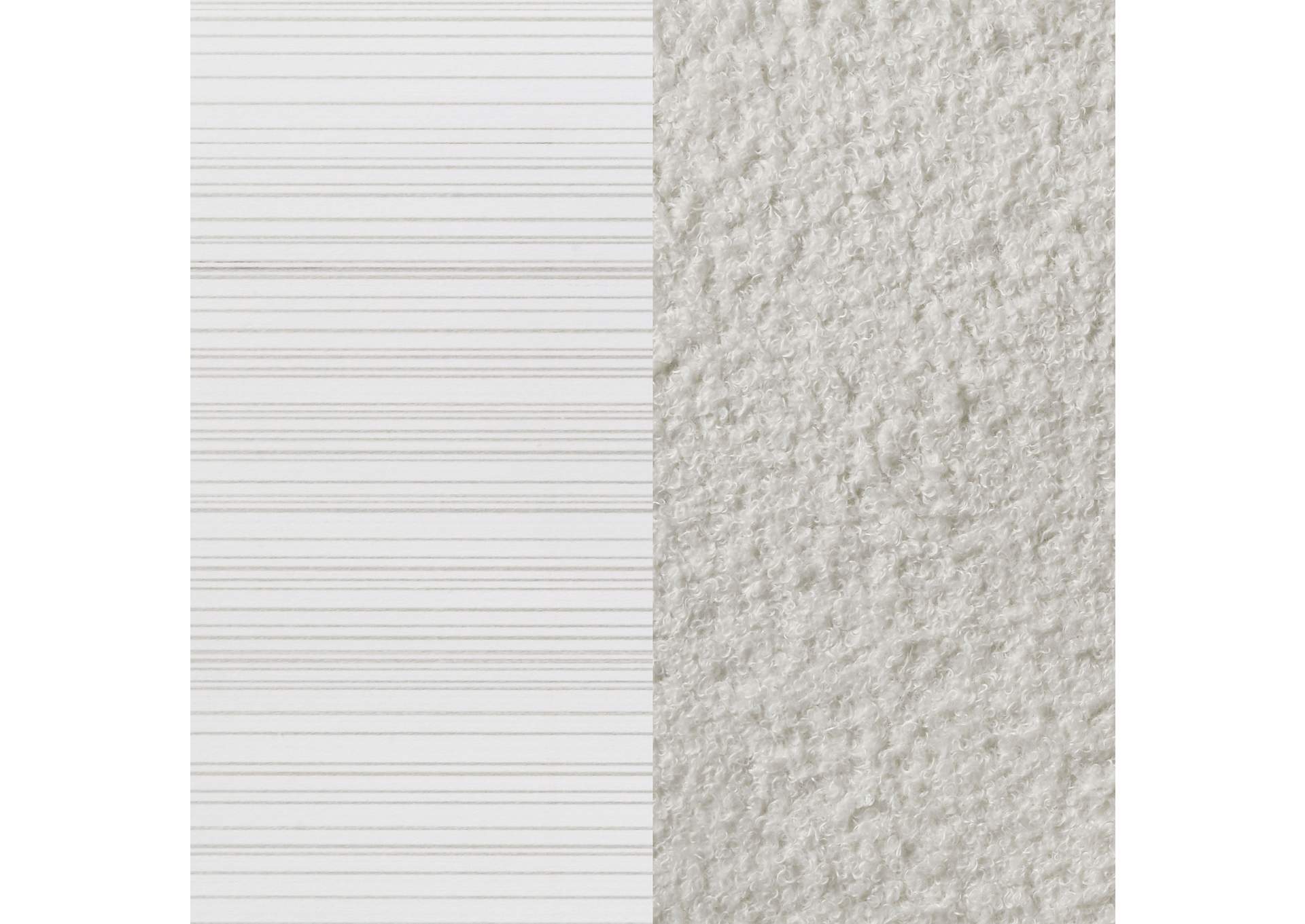 Miranda 54-inch Upholstered Eastern King Panel Bed White