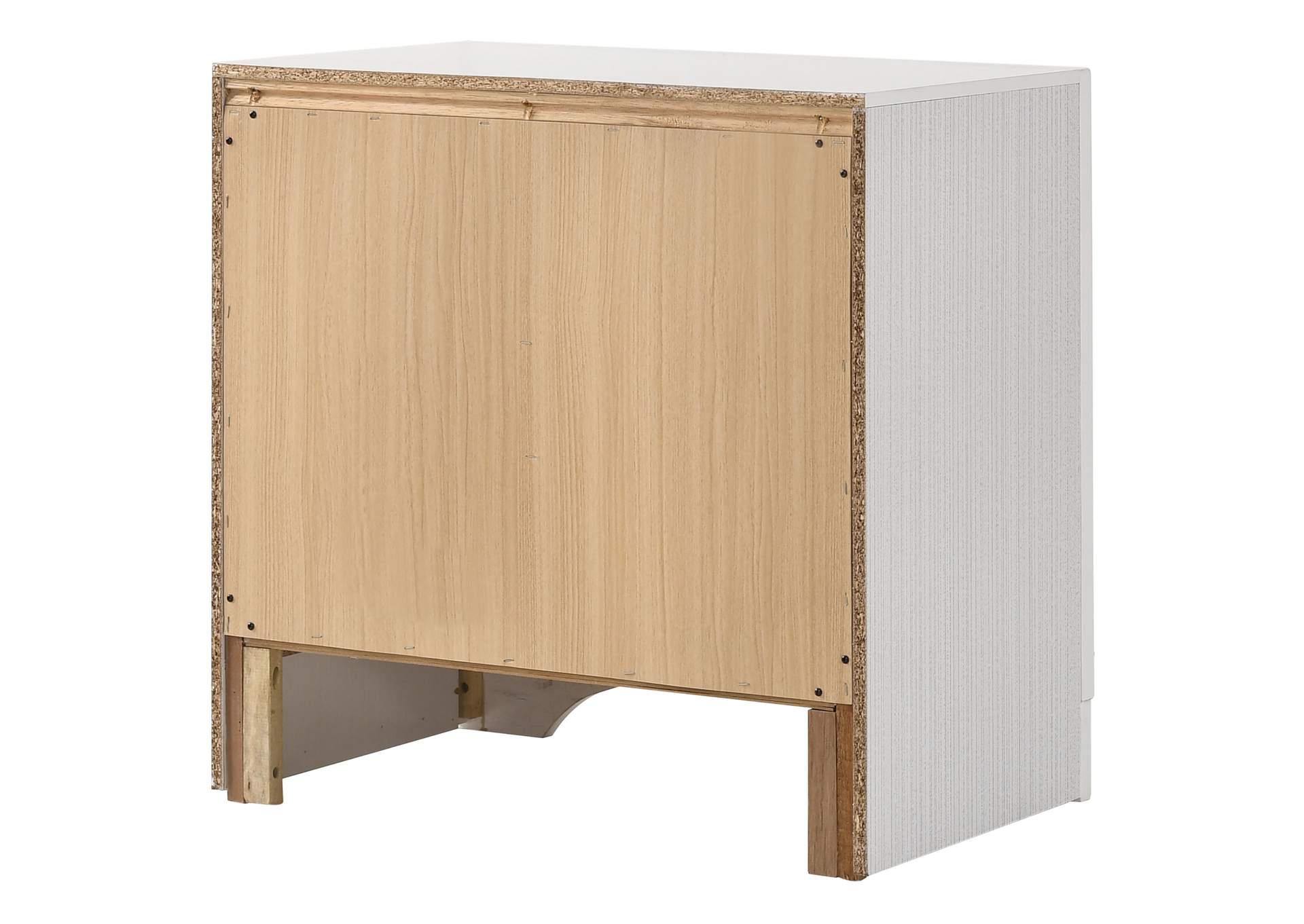 Miranda 2-drawer Nightstand White