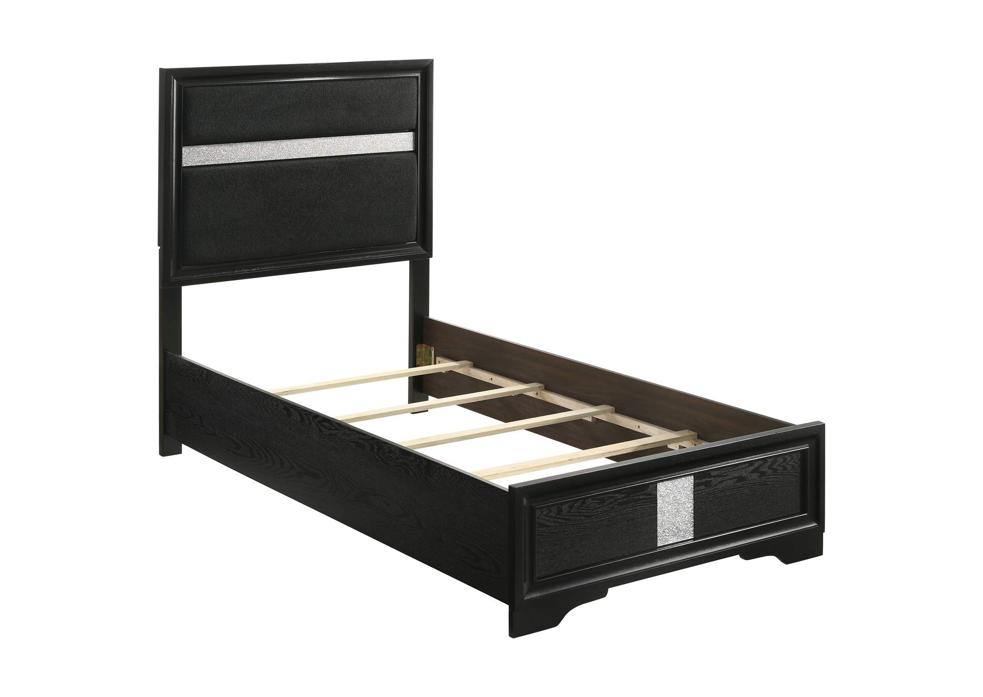 Miranda 5-piece Twin Bedroom Set Black