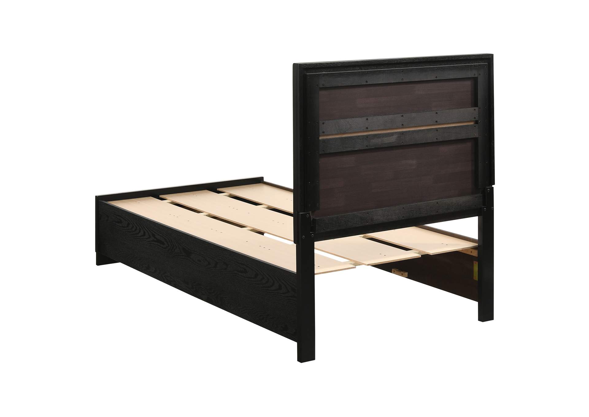 Miranda 4-piece Twin Storage Bedroom Set Black