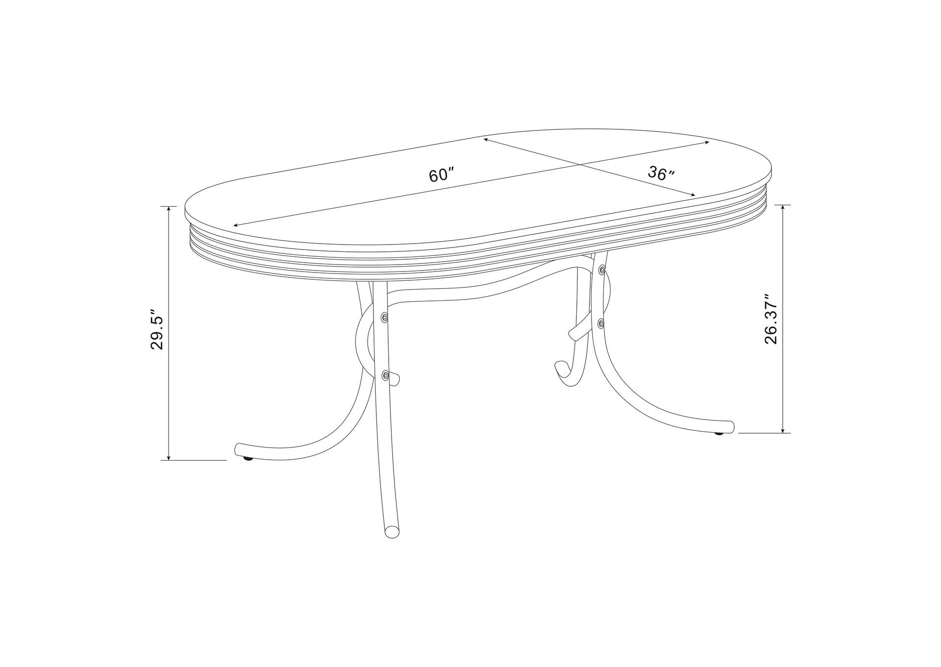 DINING TABLE 5 PC SET