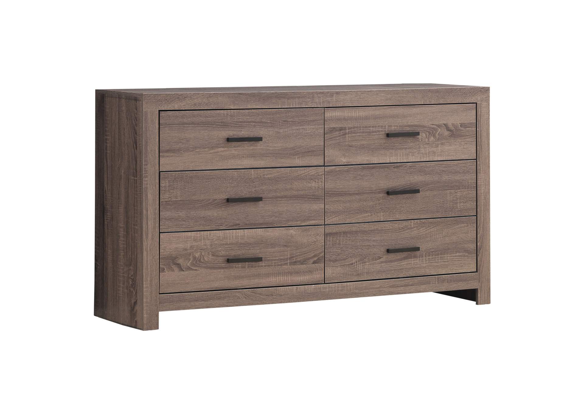 Brantford 5-piece Eastern King Panel Bedroom Set Barrel Oak