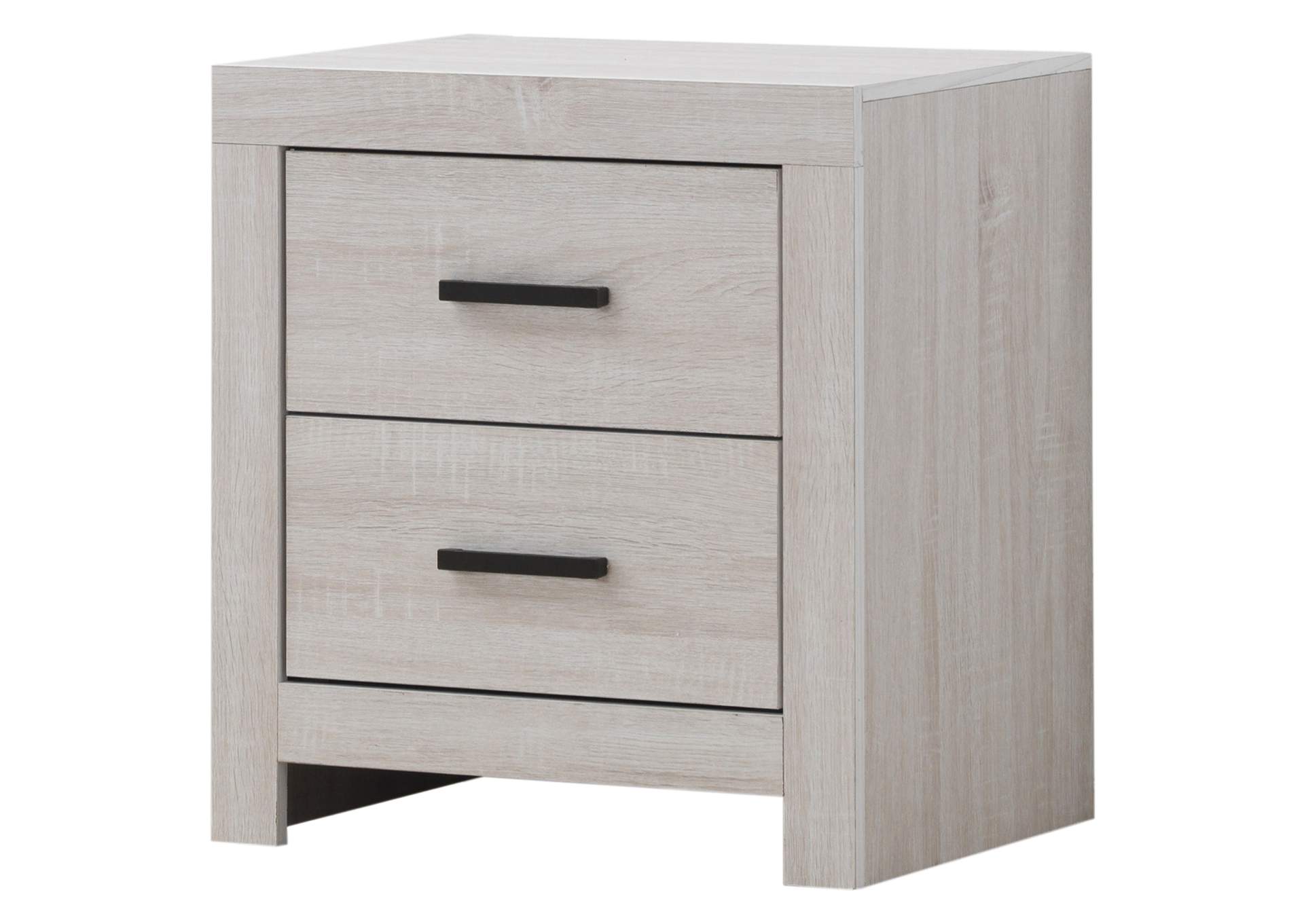 Brantford 2-drawer Nightstand Coastal White