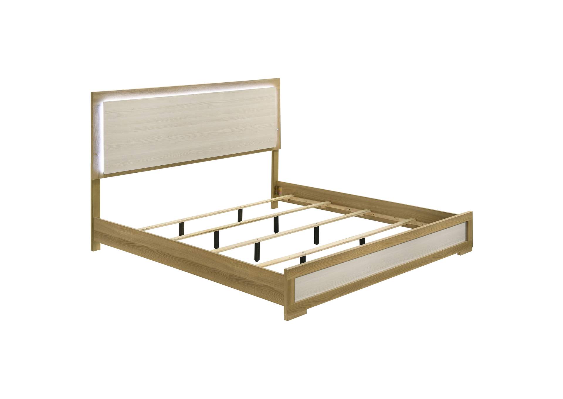 Hyland 4-piece Eastern King Bedroom Set Natural