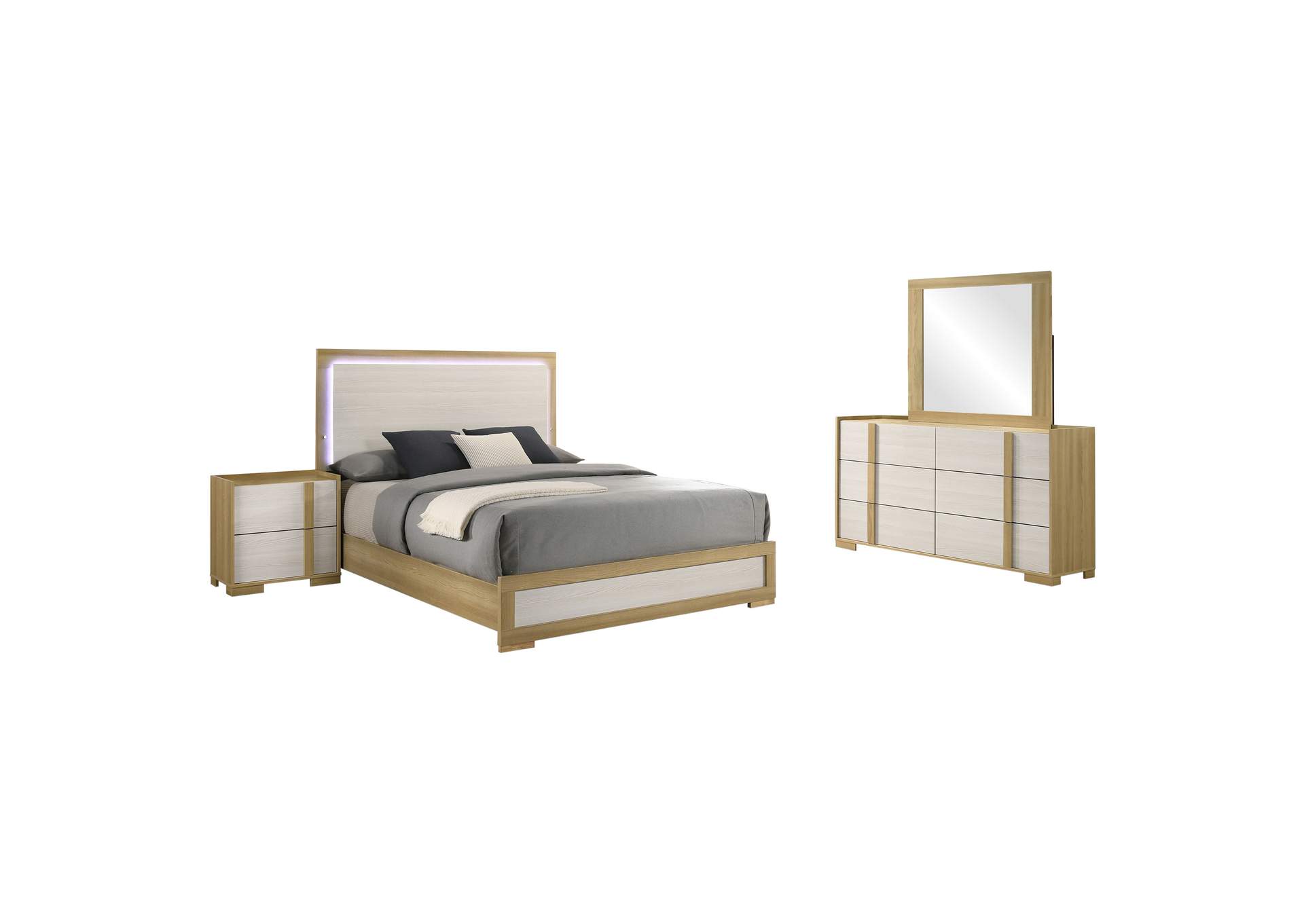 Hyland 4-piece Queen Bedroom Set Natural image 20