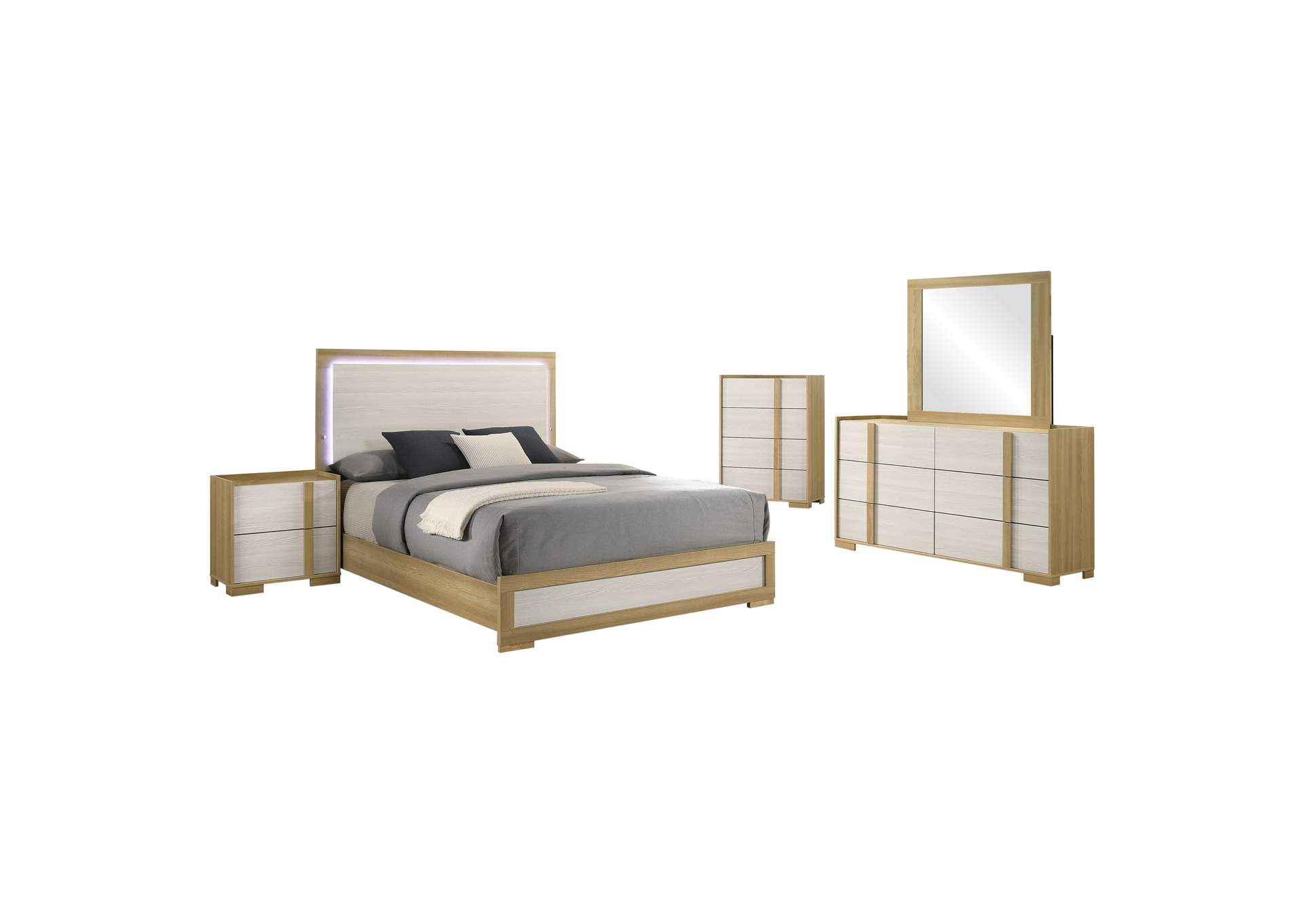 Hyland 5-piece Queen Bedroom Set Natural image 21
