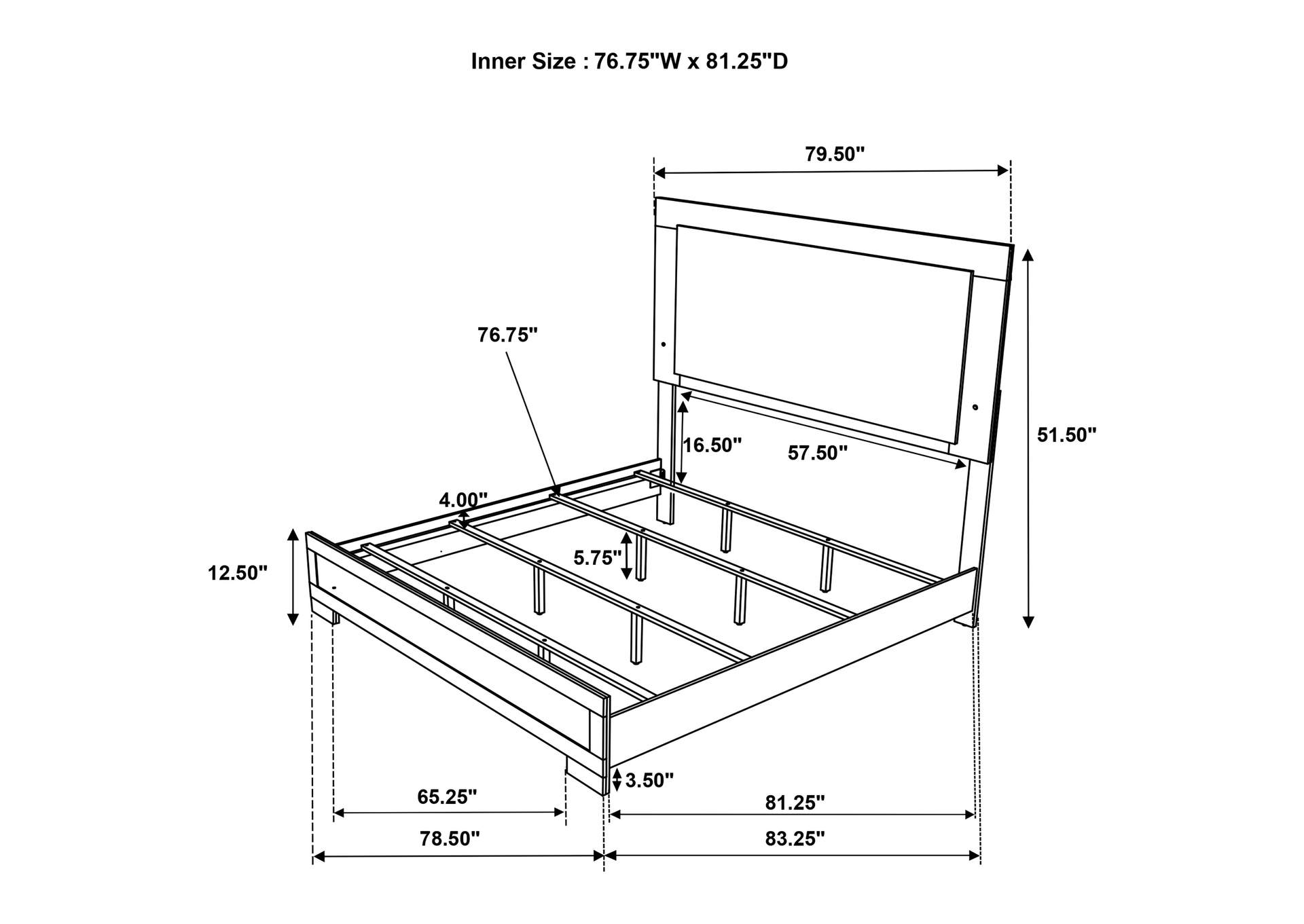 QUEEN BED 5 PC SET