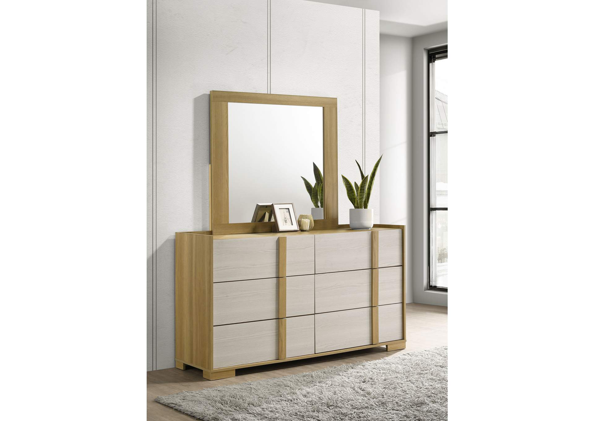 DRESSER WITH MIRROR
