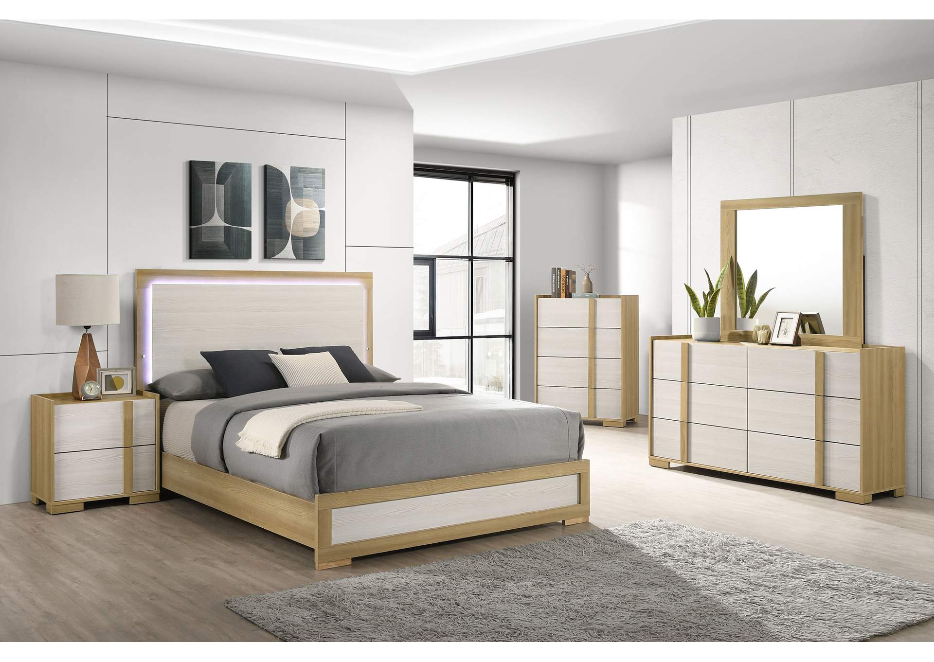 Hyland 6-drawer Dresser Natural