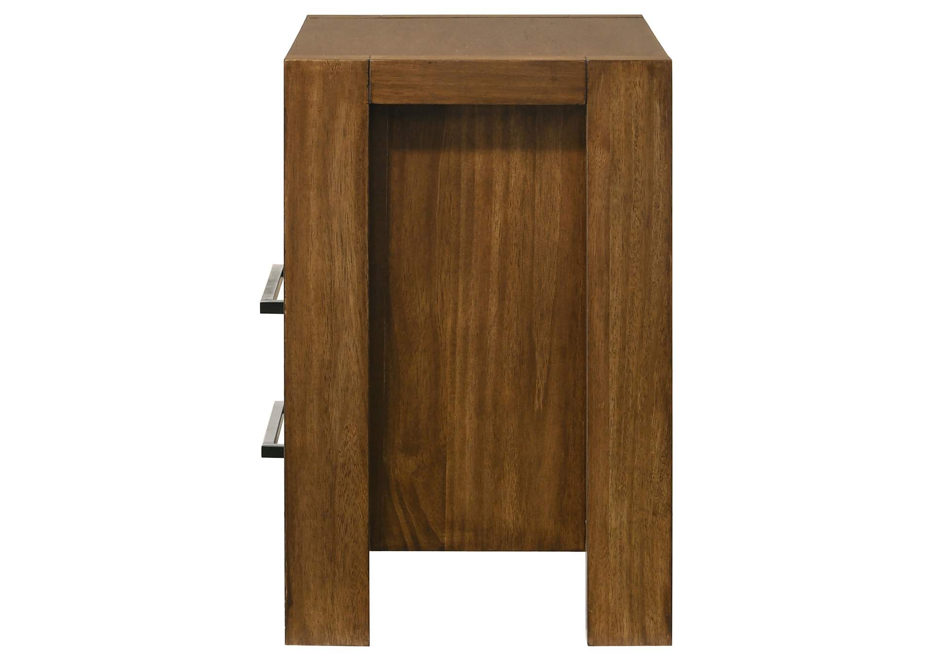 Adderley 2-drawer Nightstand Bedside Table Warm Brown image 6