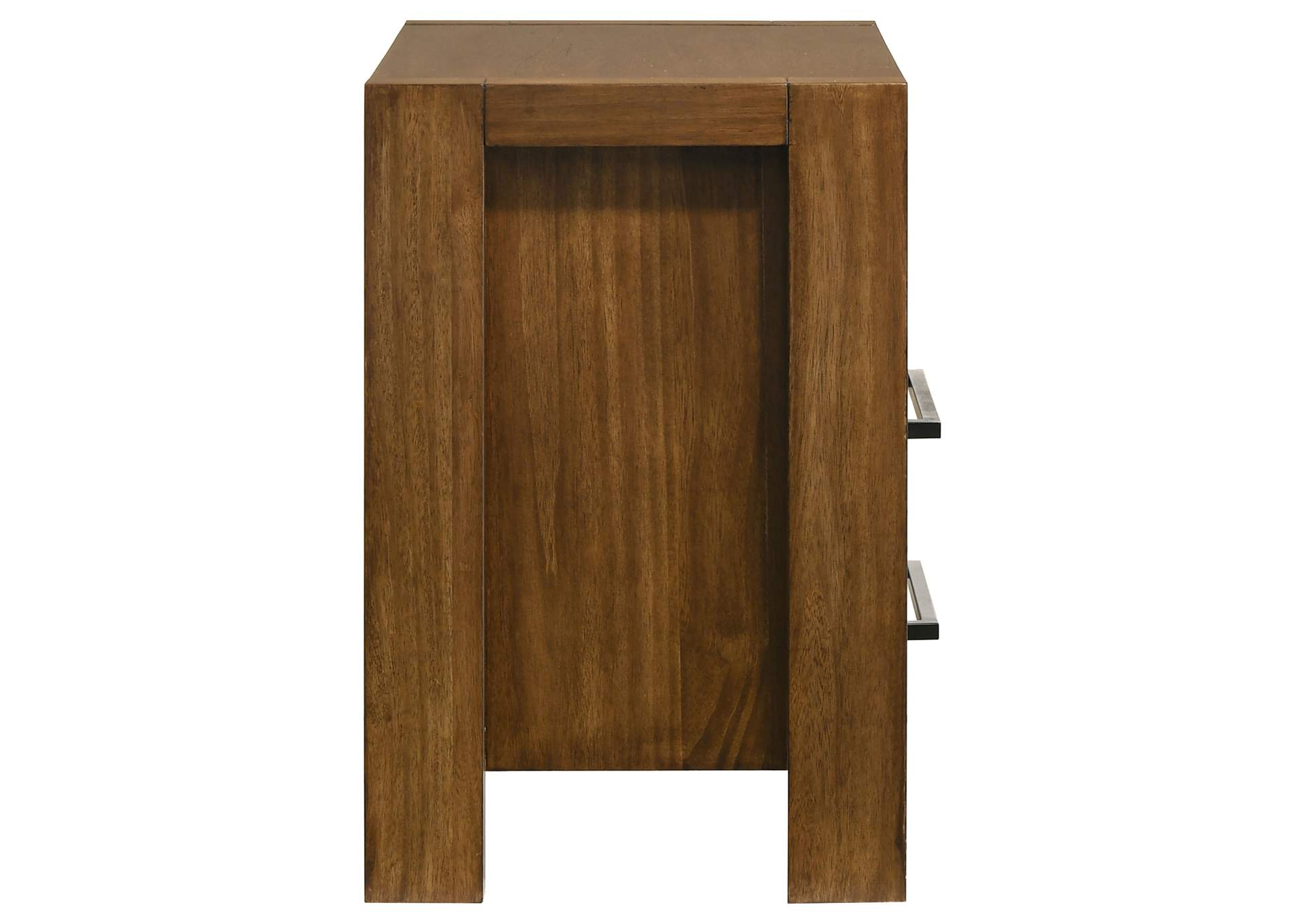 Adderley 2-drawer Nightstand Bedside Table Warm Brown image 10