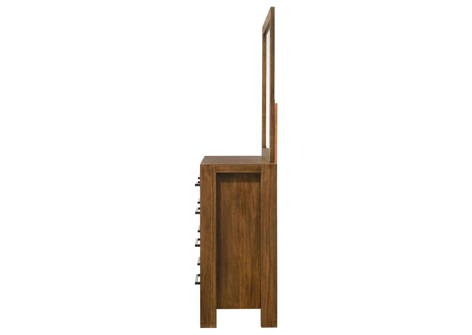 Adderley 8-drawer Bedroom Dresser and Mirror Warm Brown image 6