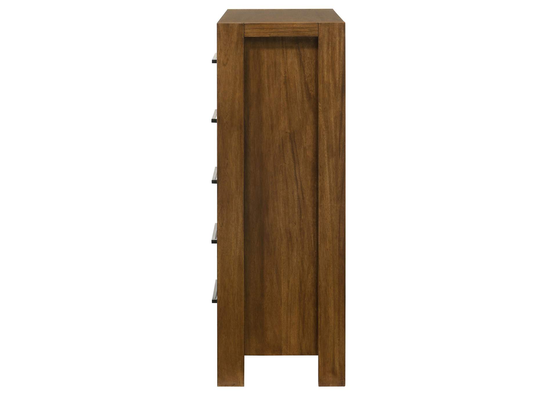 Adderley 5-drawer Bedroom Chest of Drawers Warm Brown image 6