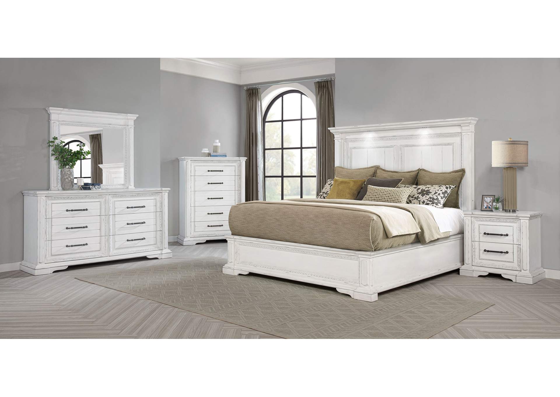 McKinney 2-drawer Nightstand with Dual USB Vintage White image 15