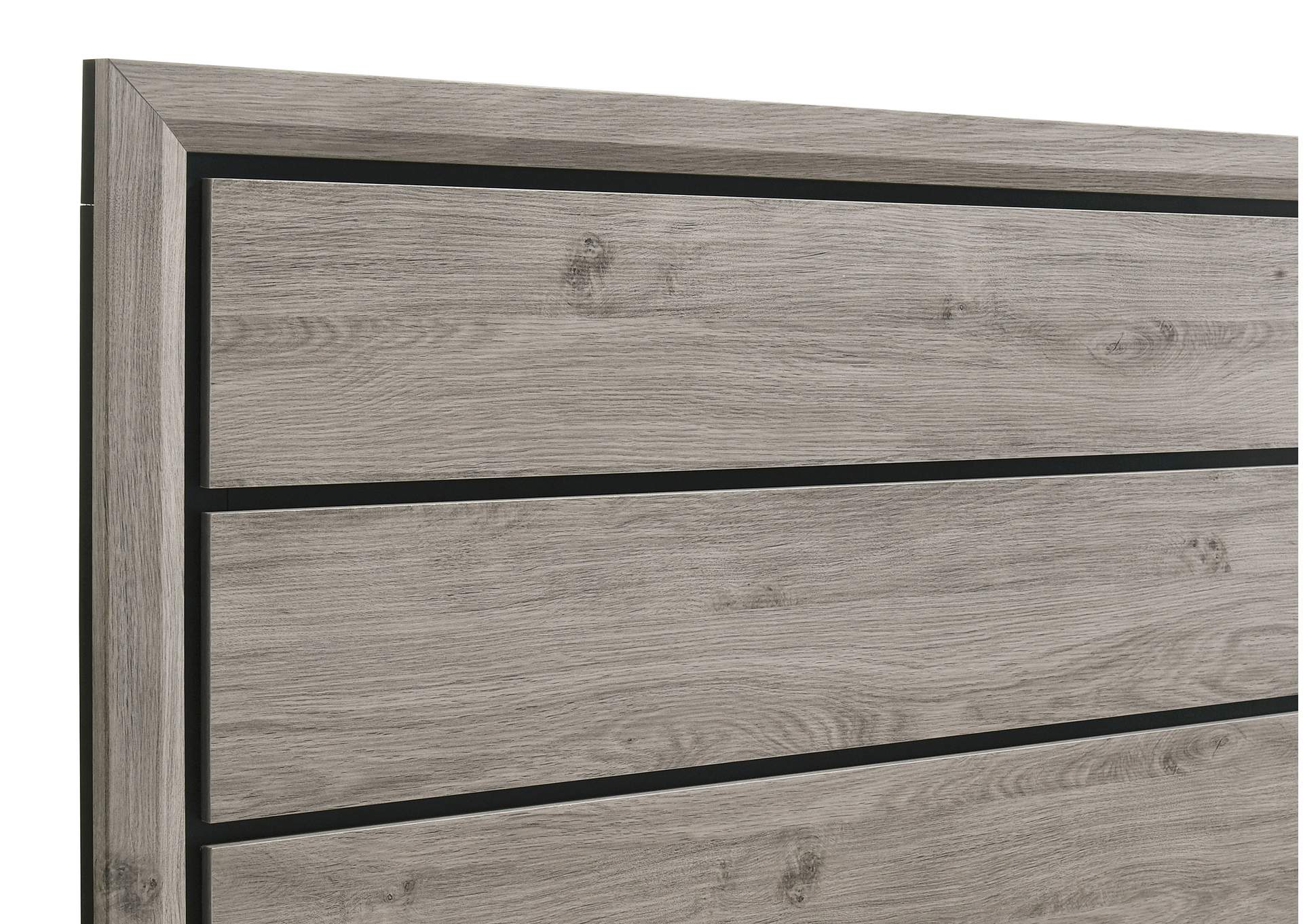 Valen Wood Full Panel Bed Light Taupe image 8