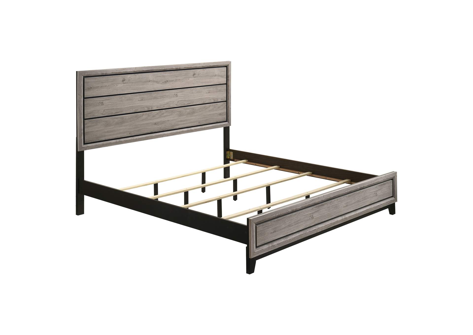 Valen Four-piece Eastern King Bedroom Set Light Taupe image 18