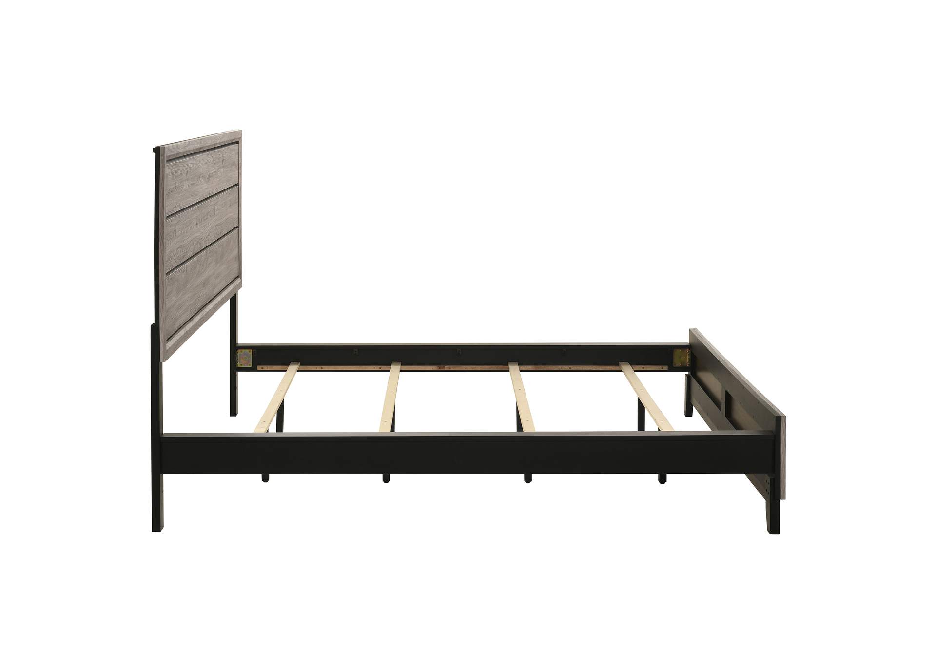 Valen Wood California King Panel Bed Light Taupe image 7