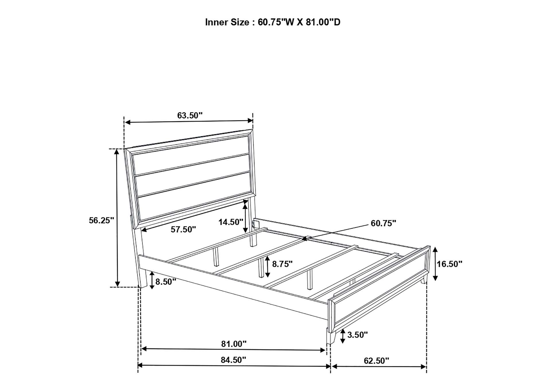 Valen Wood Queen Panel Bed Light Taupe image 10