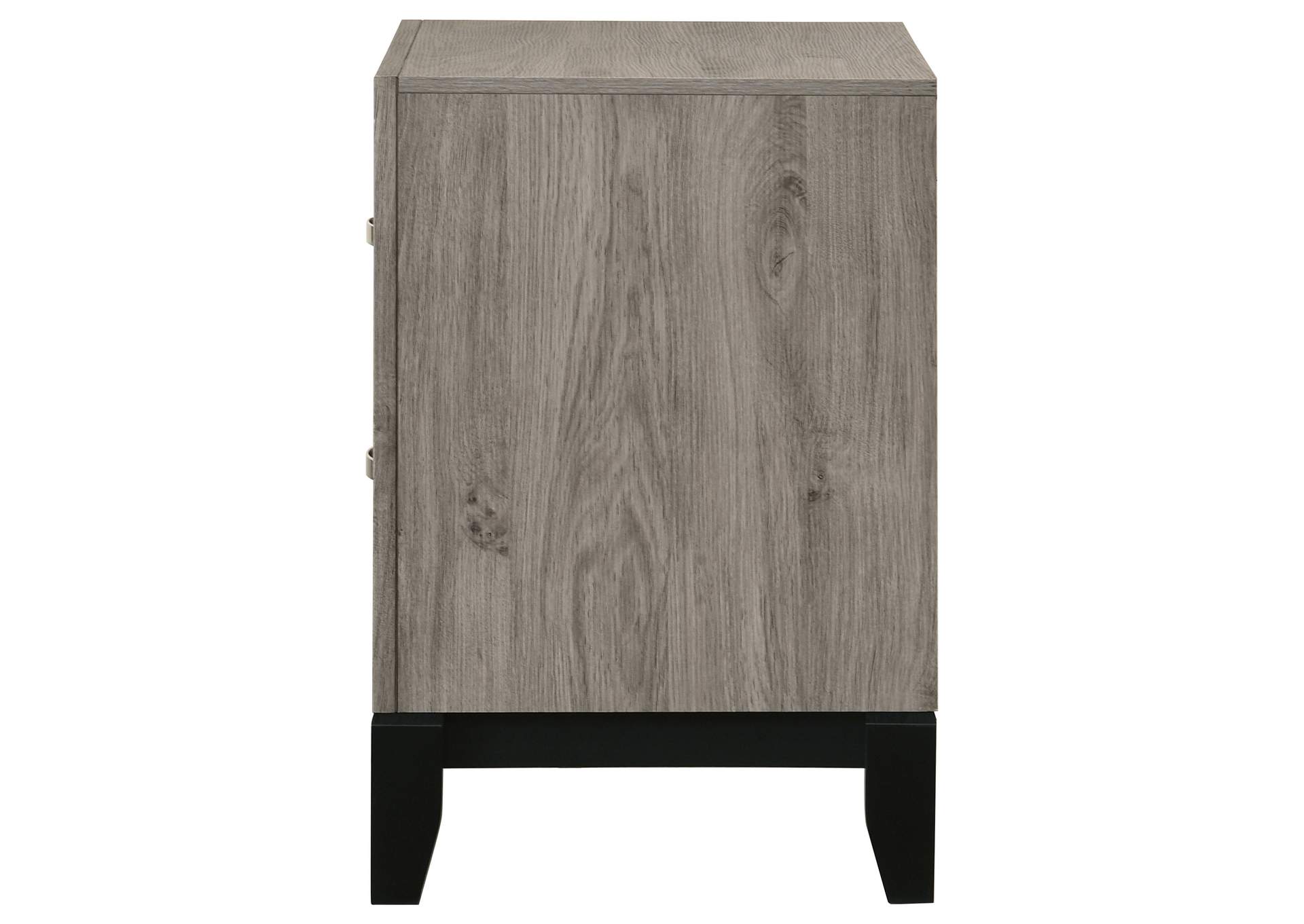 Valen 2-drawer Nightstand Bedside Table Light Taupe image 6