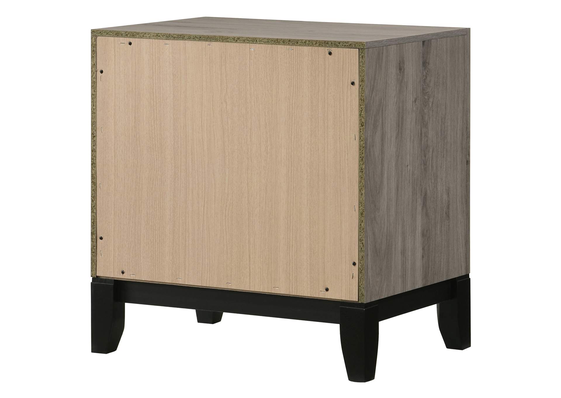 Valen 2-drawer Nightstand Bedside Table Light Taupe image 9
