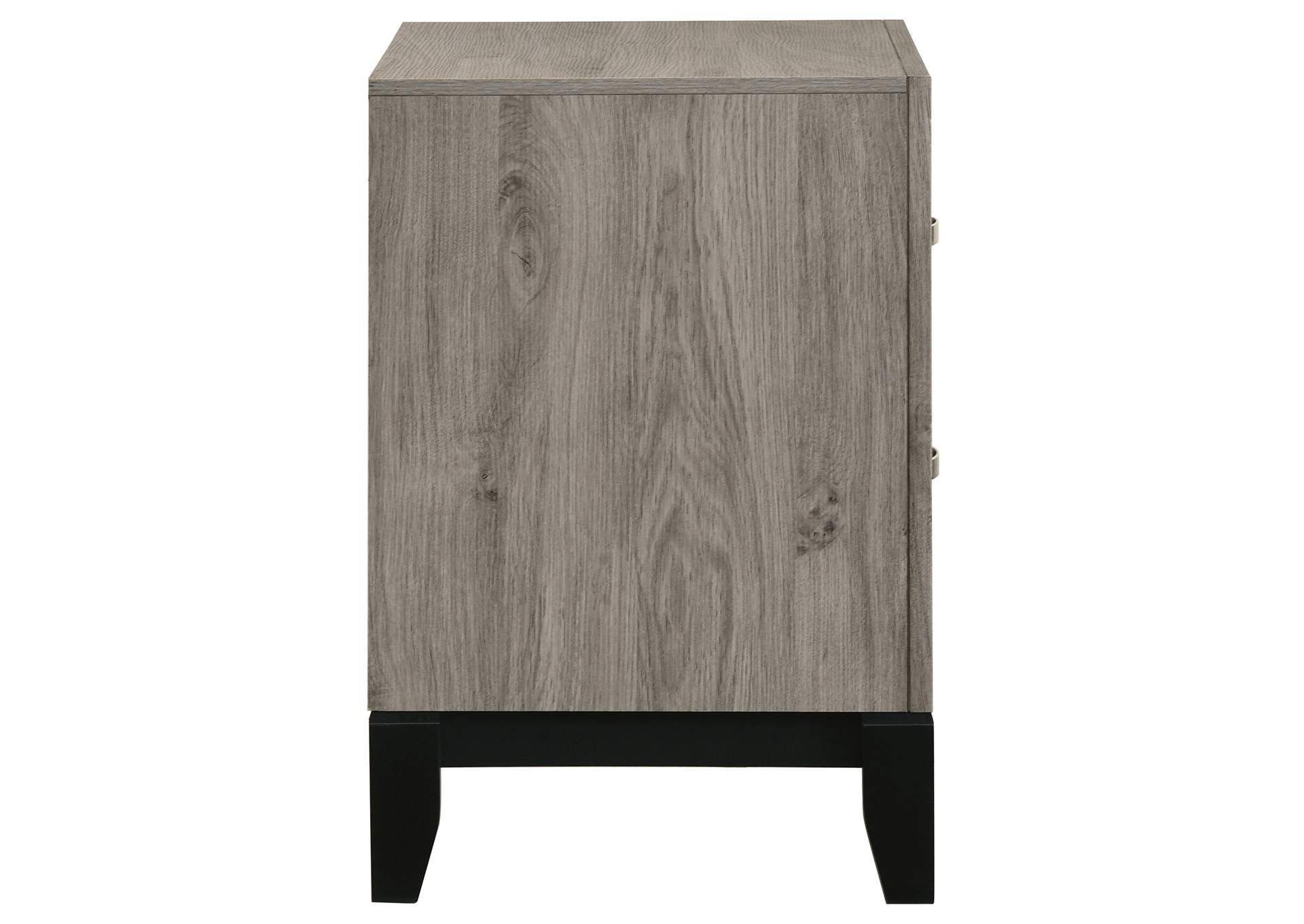 Valen 2-drawer Nightstand Bedside Table Light Taupe image 10