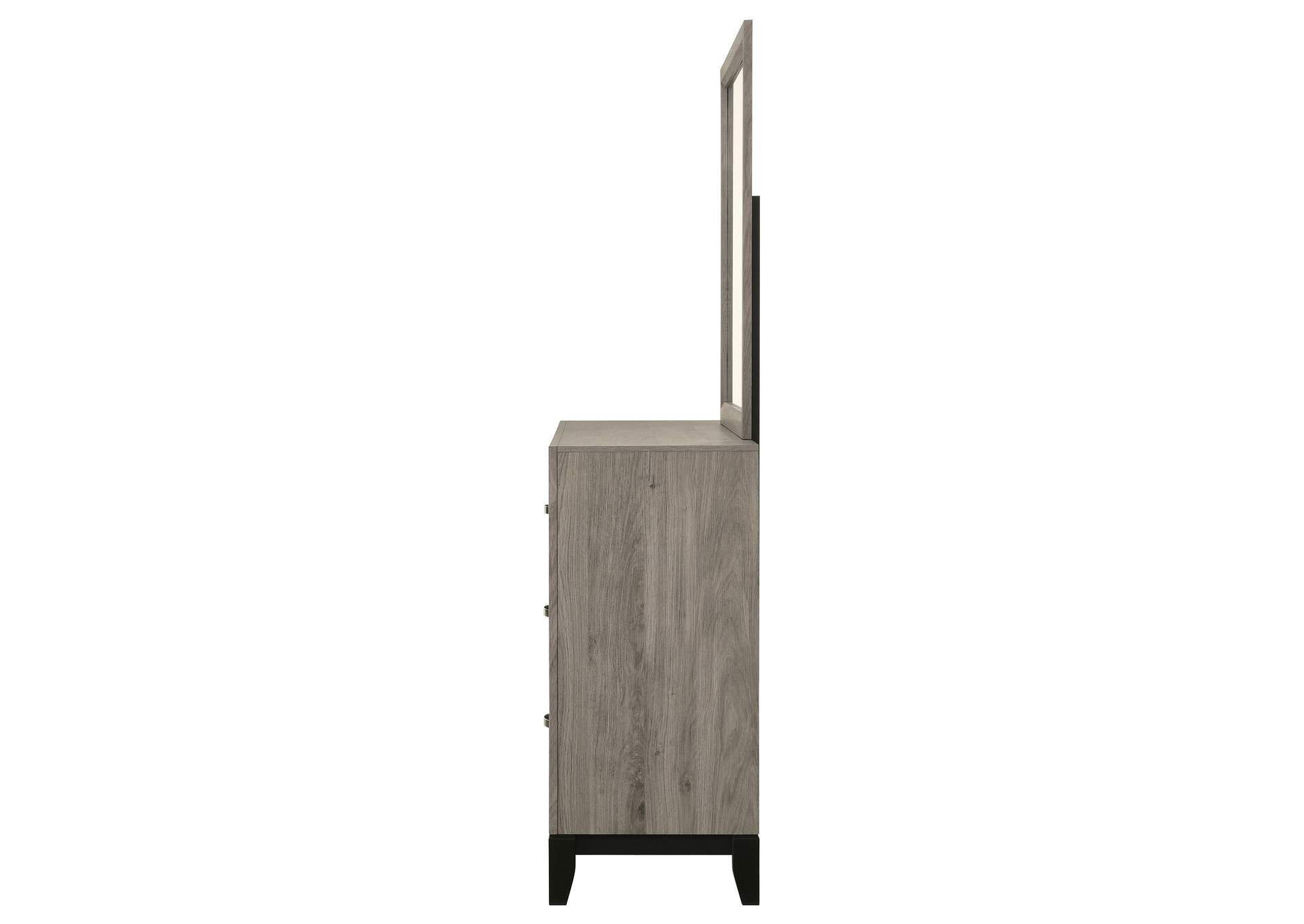 Valen 6-drawer Bedroom Dresser and Mirror Light Taupe image 6