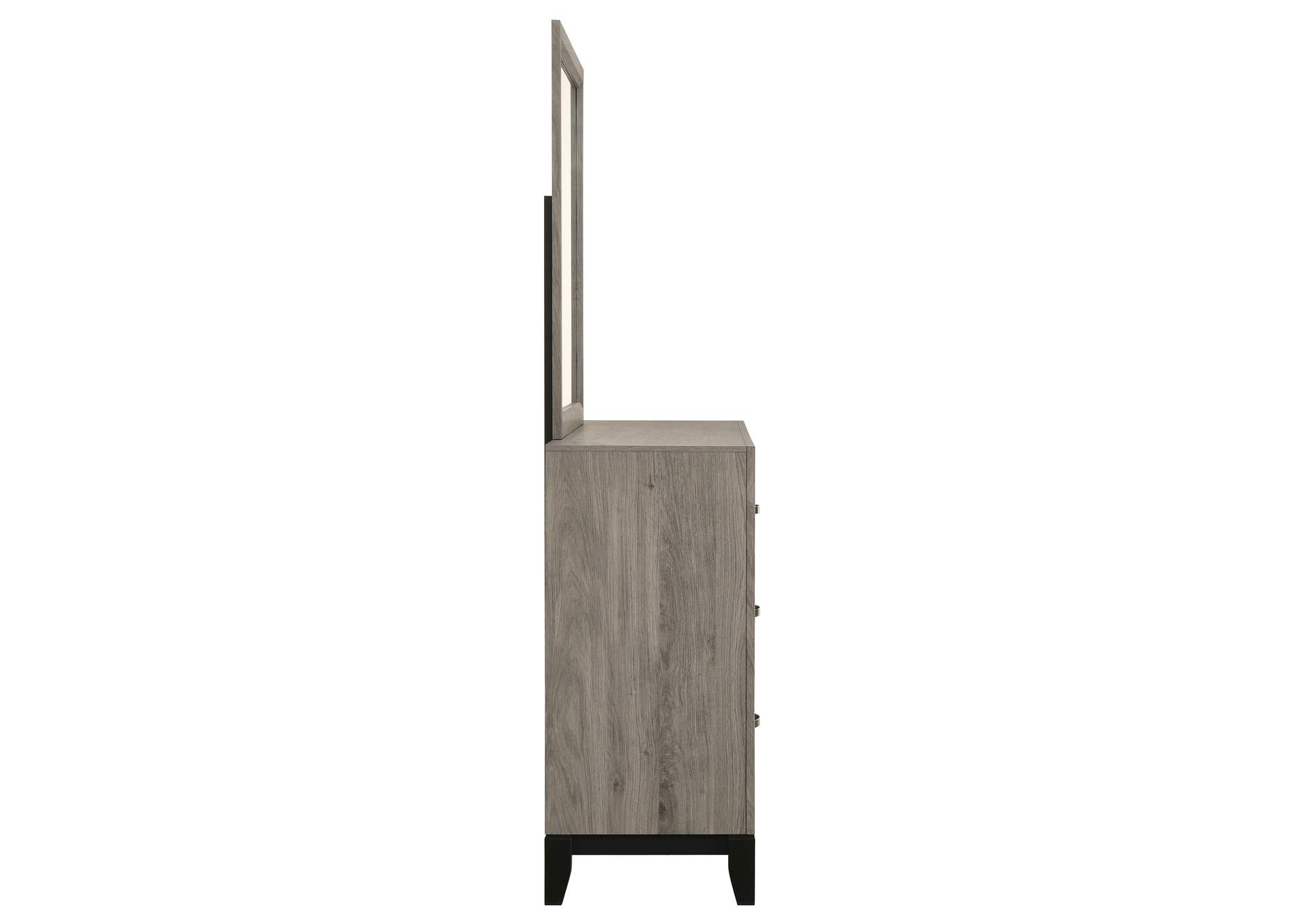 Valen 6-drawer Bedroom Dresser and Mirror Light Taupe image 10