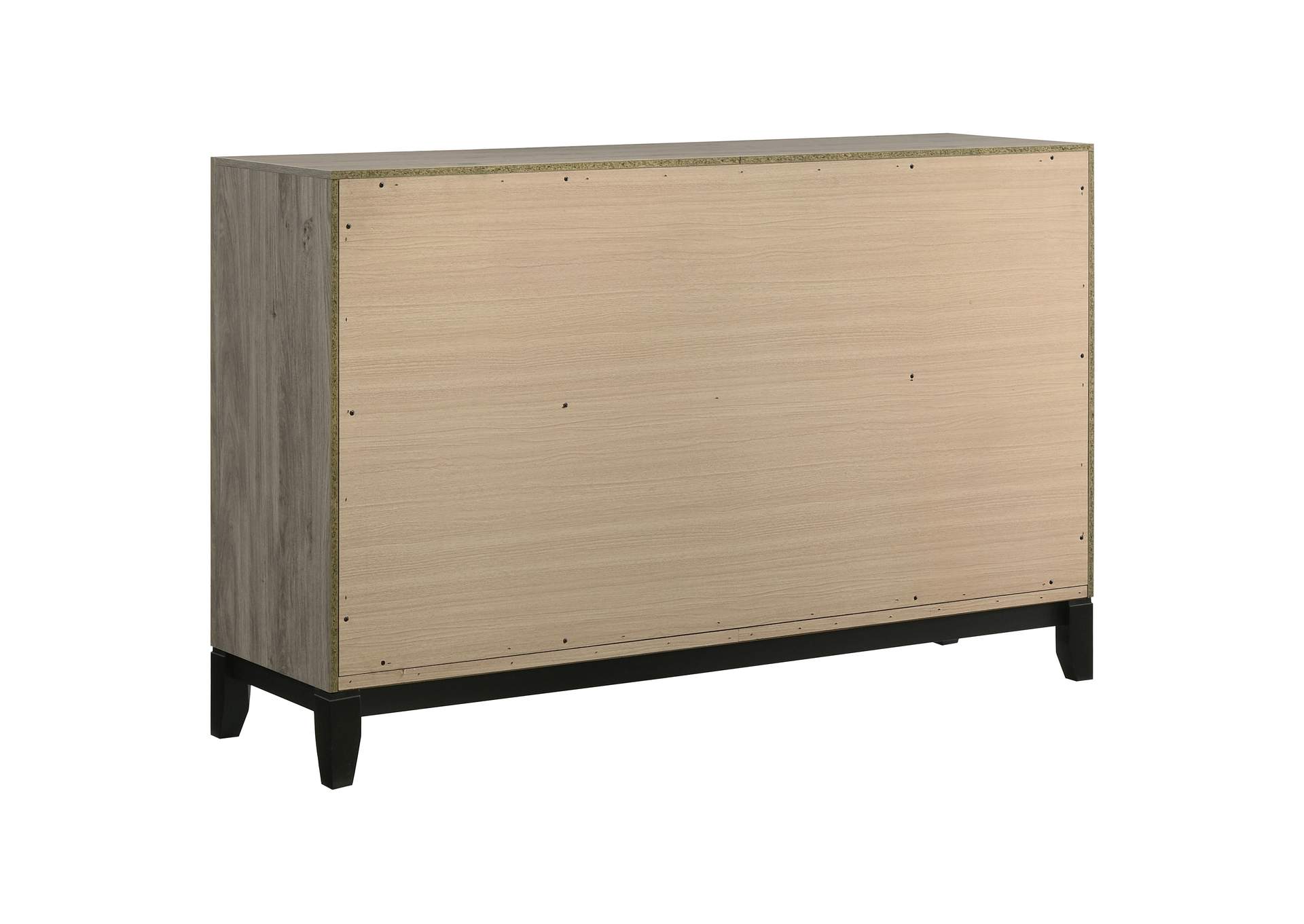 Valen 6-drawer Bedroom Dresser Cabinet Light Taupe image 7