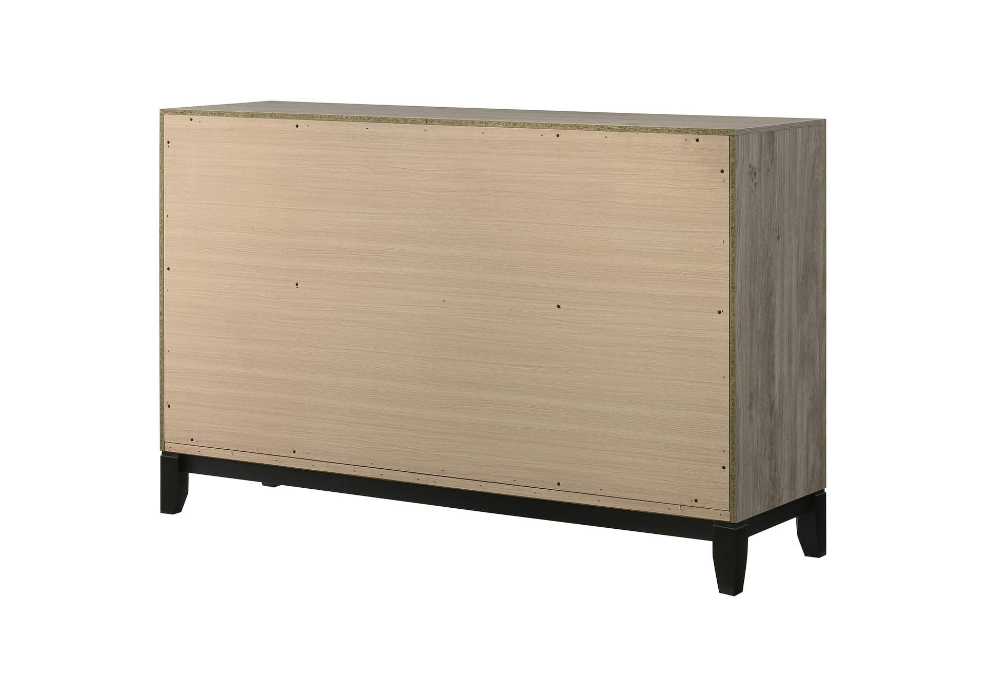 Valen 6-drawer Bedroom Dresser Cabinet Light Taupe image 9