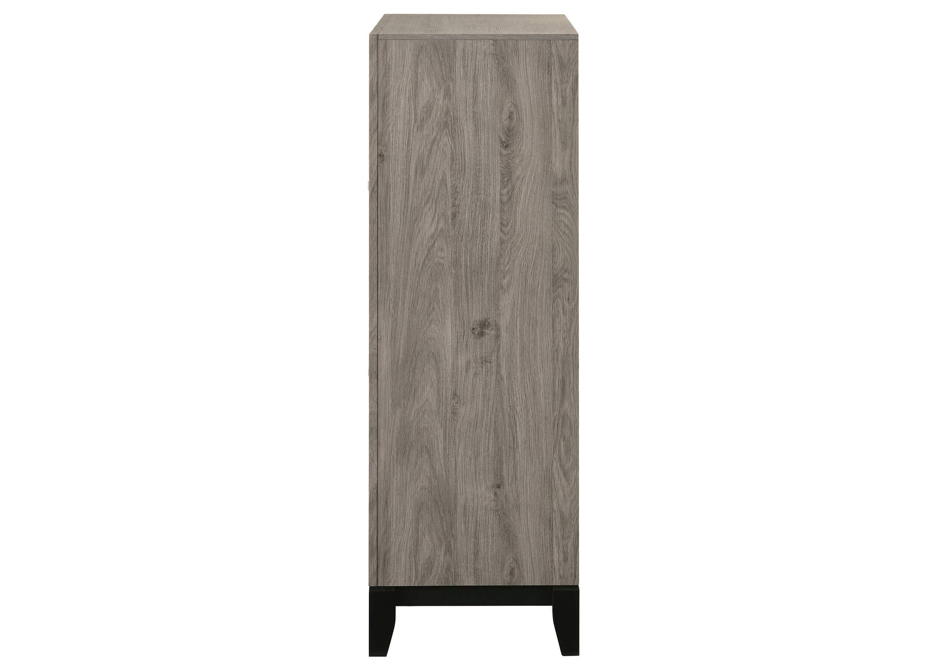 Valen 5-drawer Bedroom Chest of Drawers Light Taupe image 6