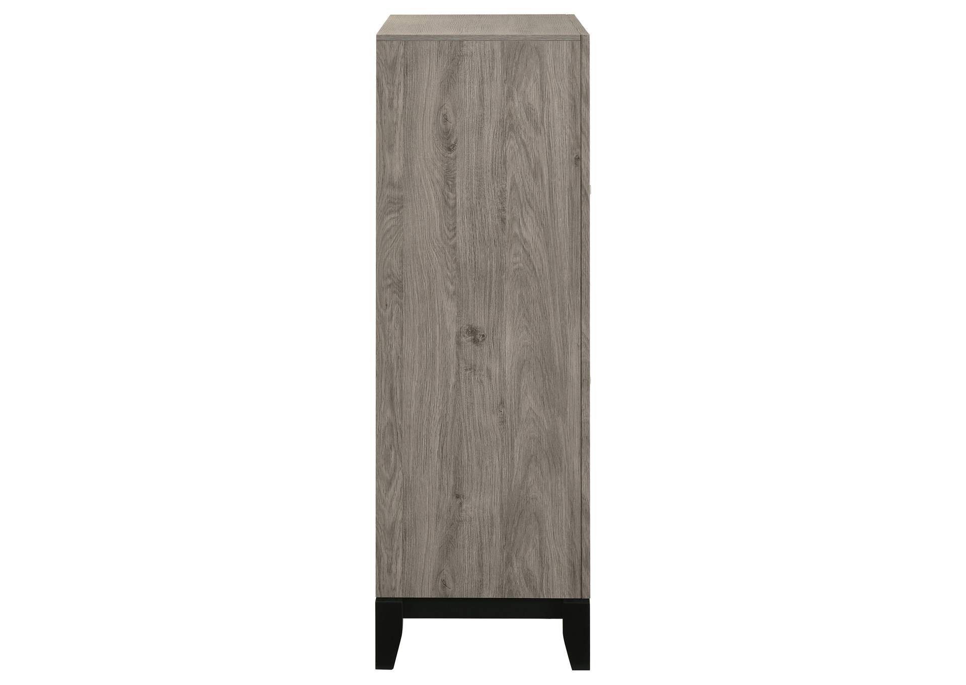 Valen 5-drawer Bedroom Chest of Drawers Light Taupe image 10
