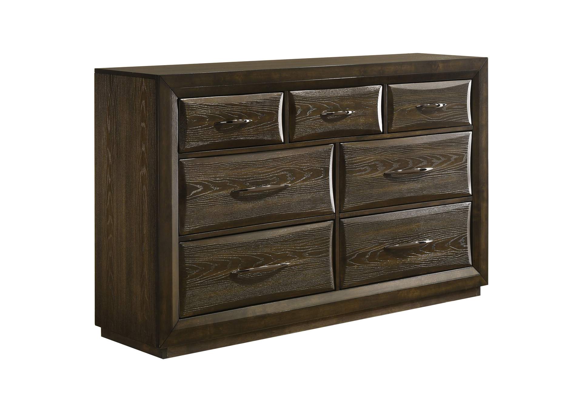 Atlas 4-piece Queen Bedroom Set Dark Oak image 15