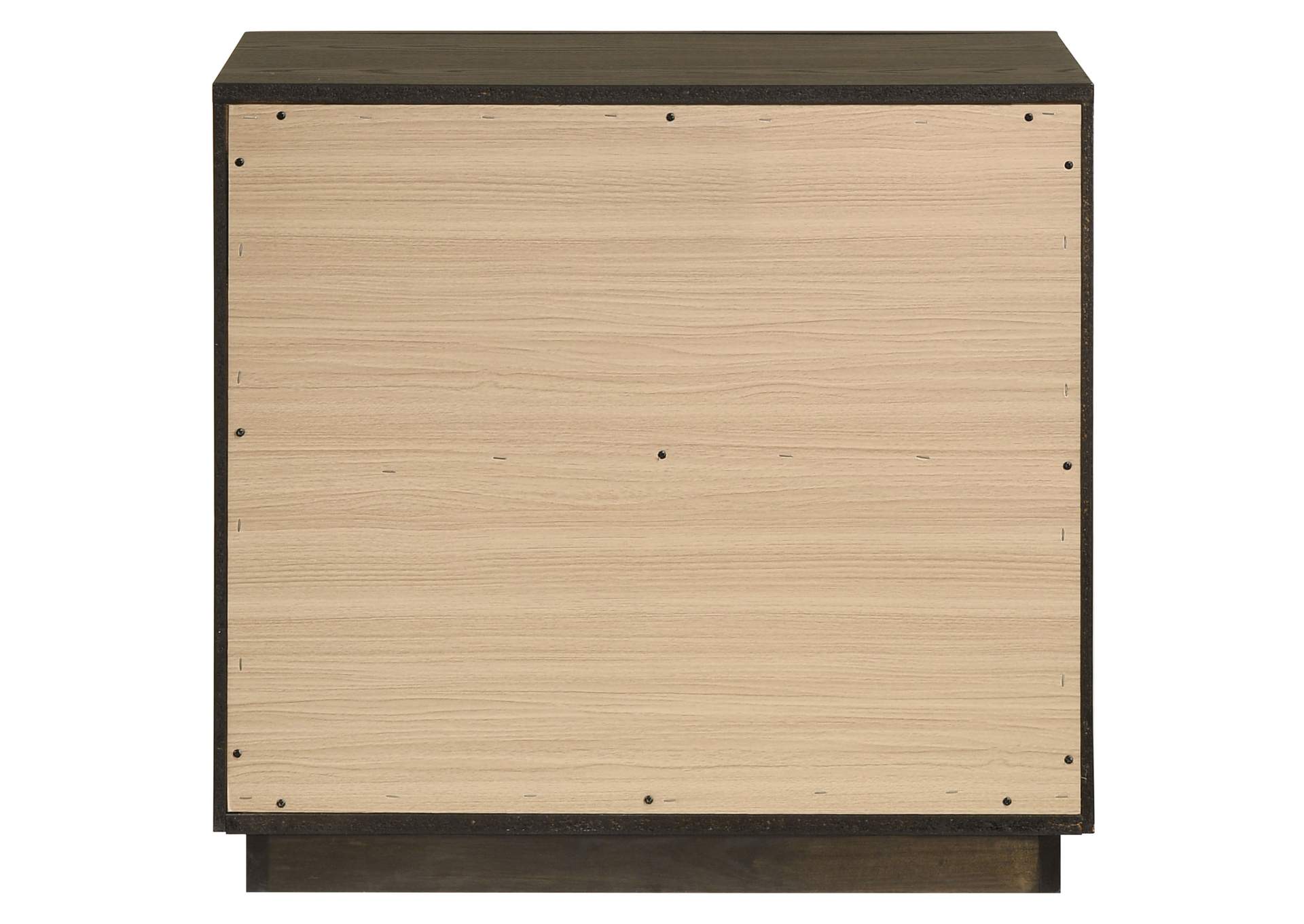 Atlas 2-drawer Bedroom Nightstand Bedside Table Dark Oak image 8