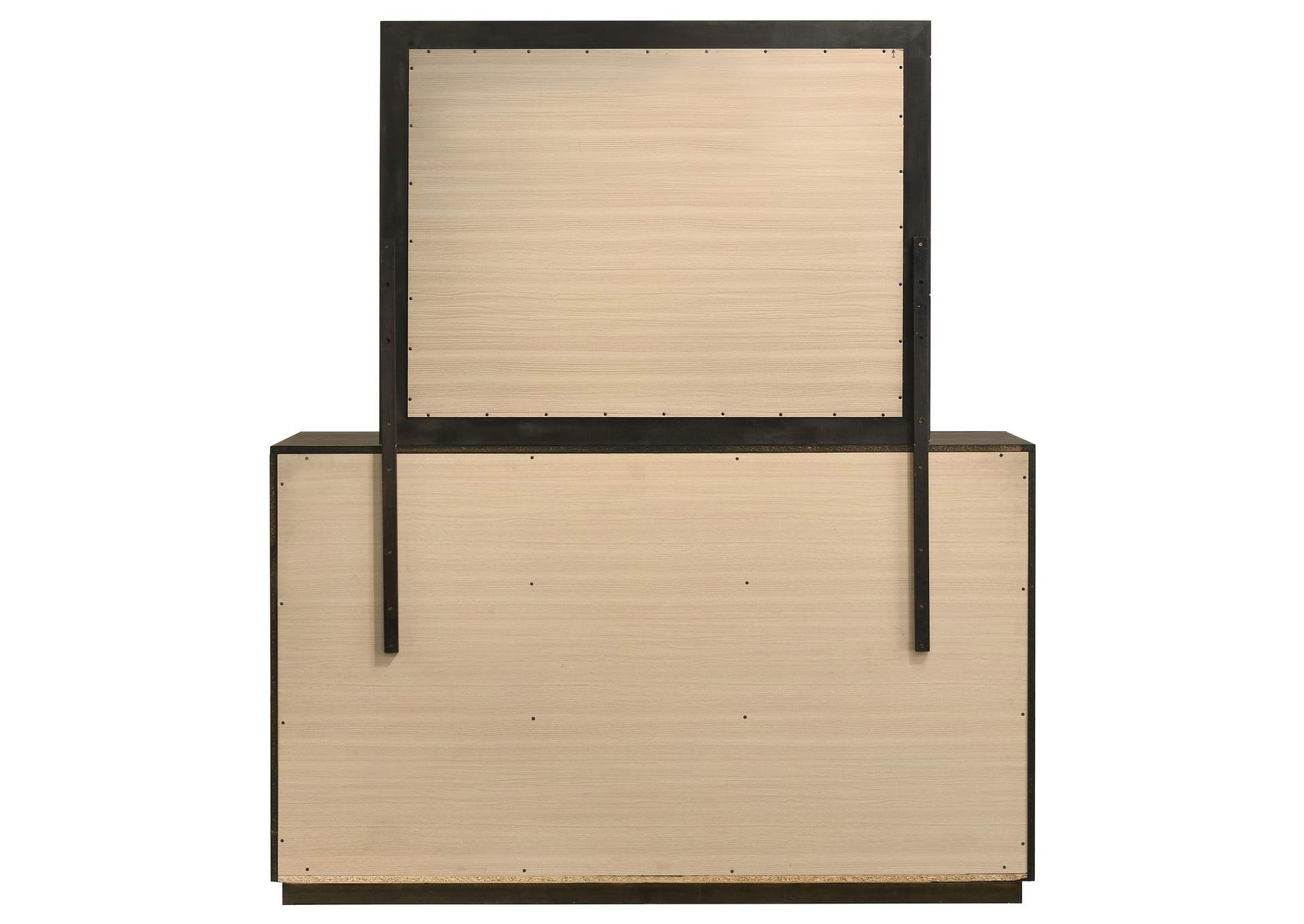 Atlas 7-drawer Bedroom Dresser and Mirror Set Dark Oak image 8